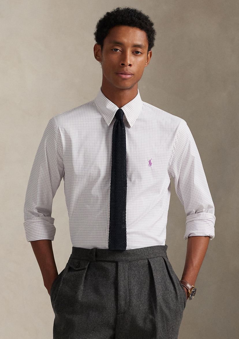 Mens Long Sleeve Oxford Shirt