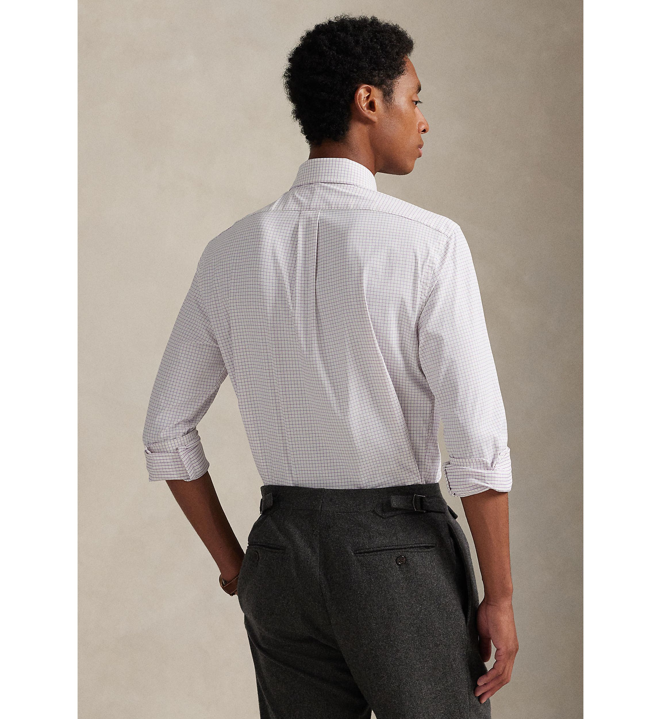white short sleeve dress shirts for men White Short Sleeve Tapered Fit Shirt - White Muscle Fitted Shirts
