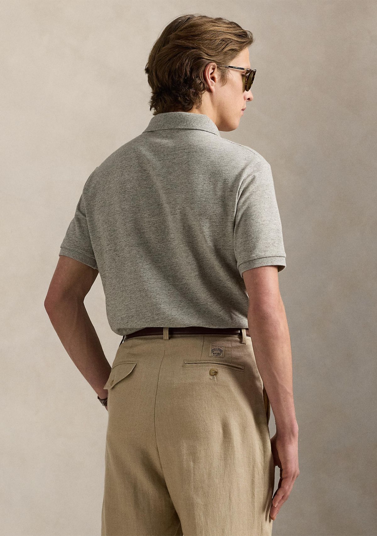 Classic Fit Polo Bear Mesh Polo Shirt