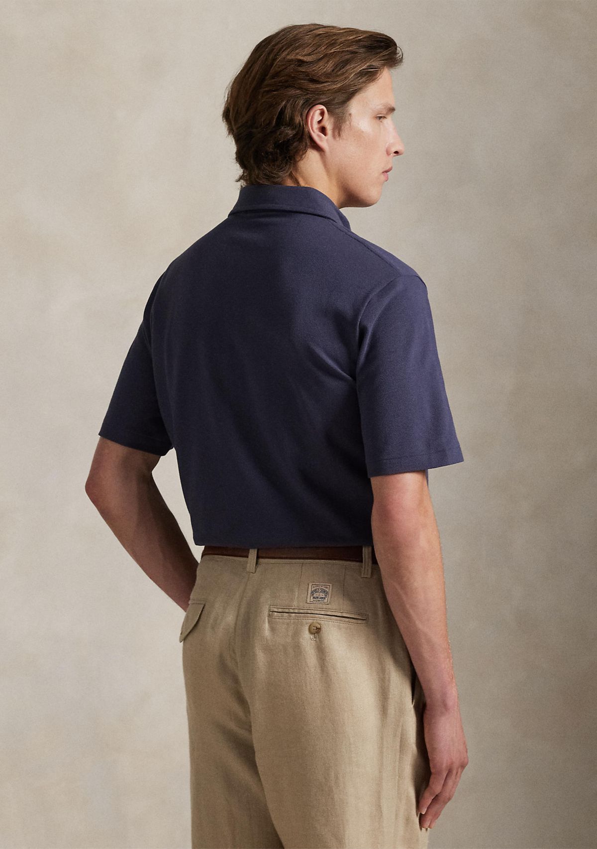 Classic Fit Polo Bear Mesh Polo Shirt