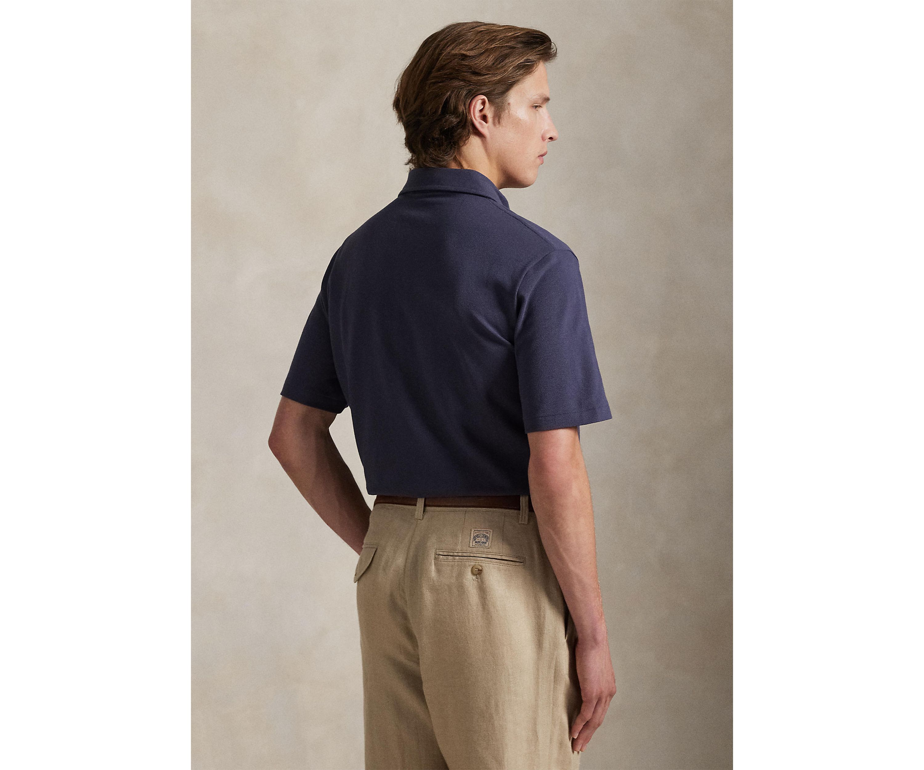Classic Fit Polo Bear Mesh Polo Shirt