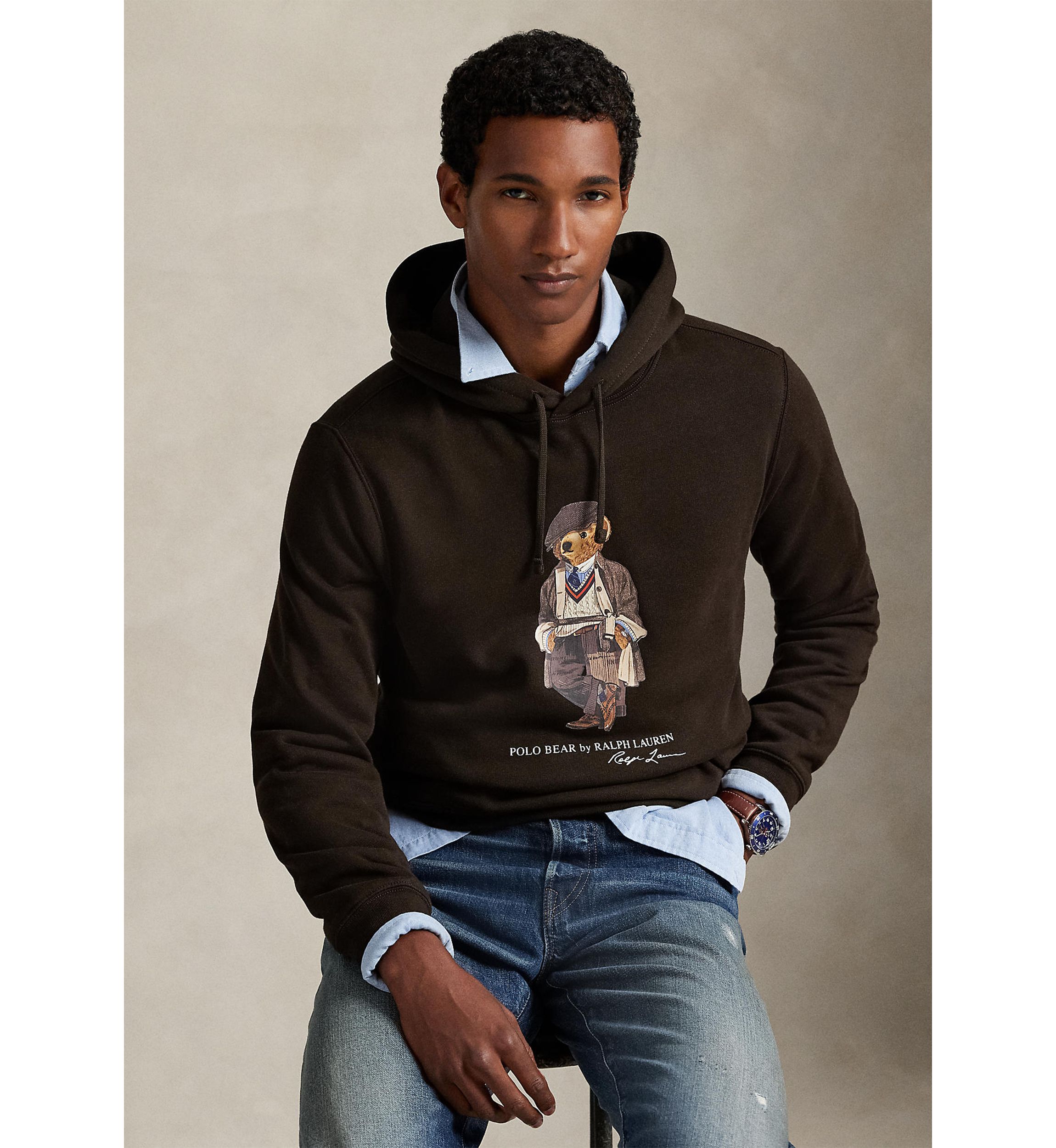 Polo Bear Fleece Hoodie
