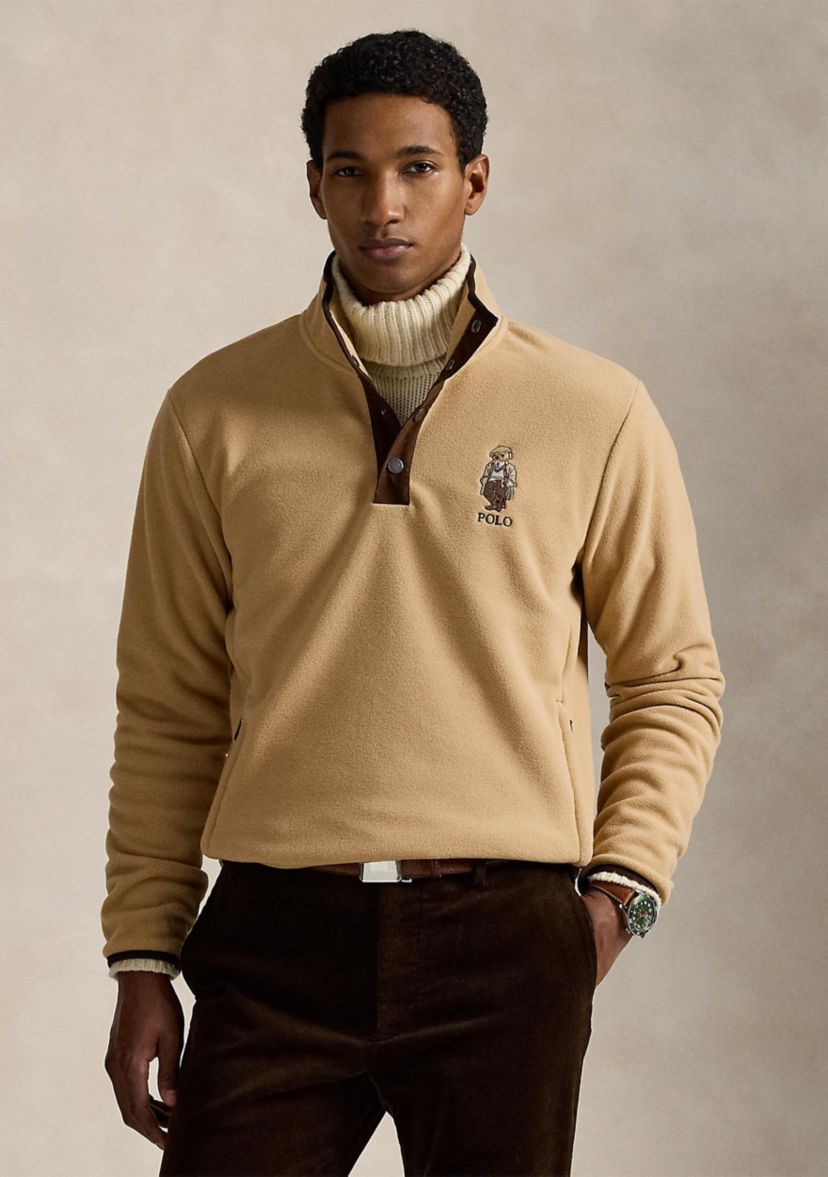 Polo Bear Brushed Fleece Pullover