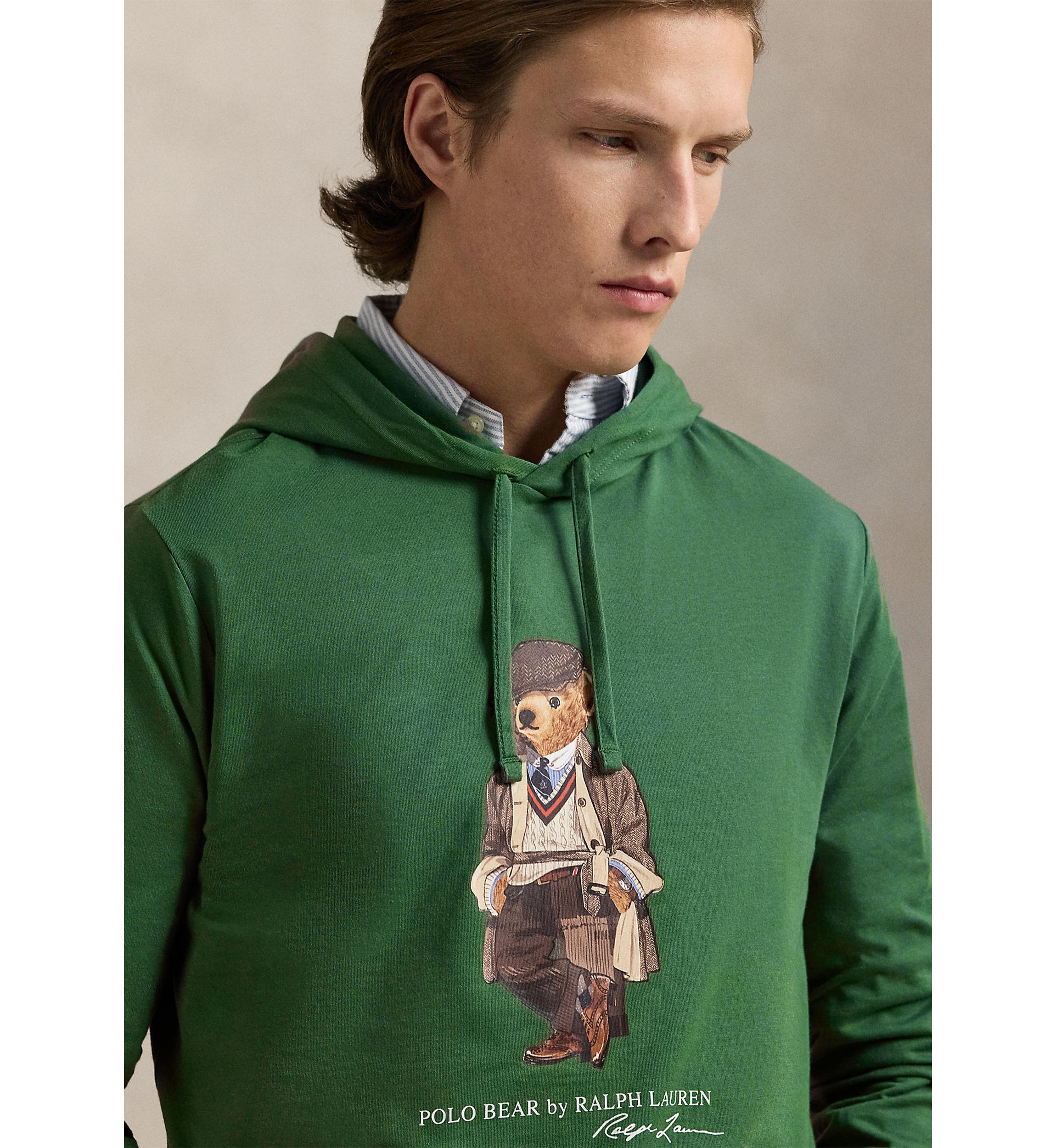 Polo Bear Jersey Hooded T-Shirt