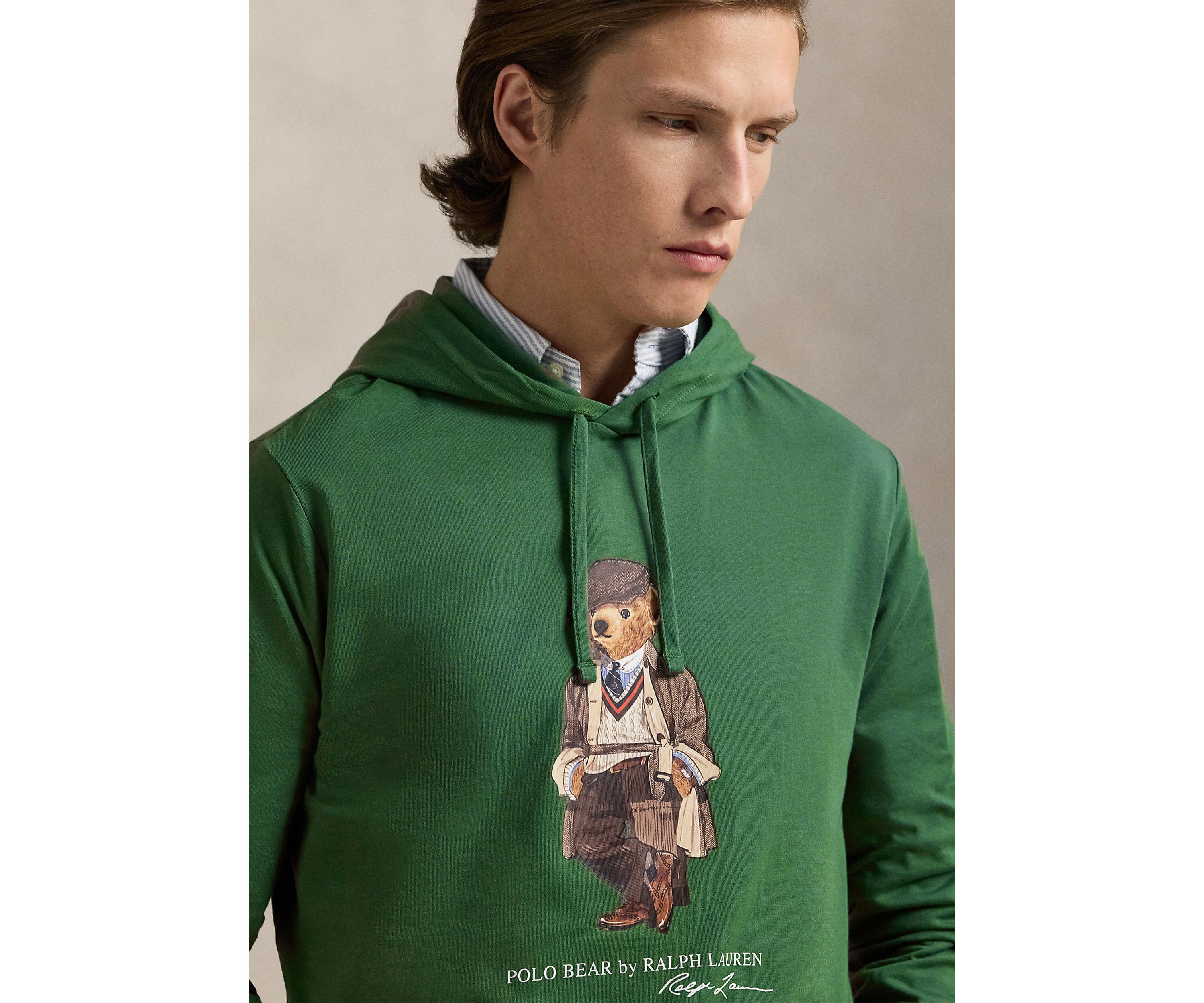Polo Bear Jersey Hooded T-Shirt