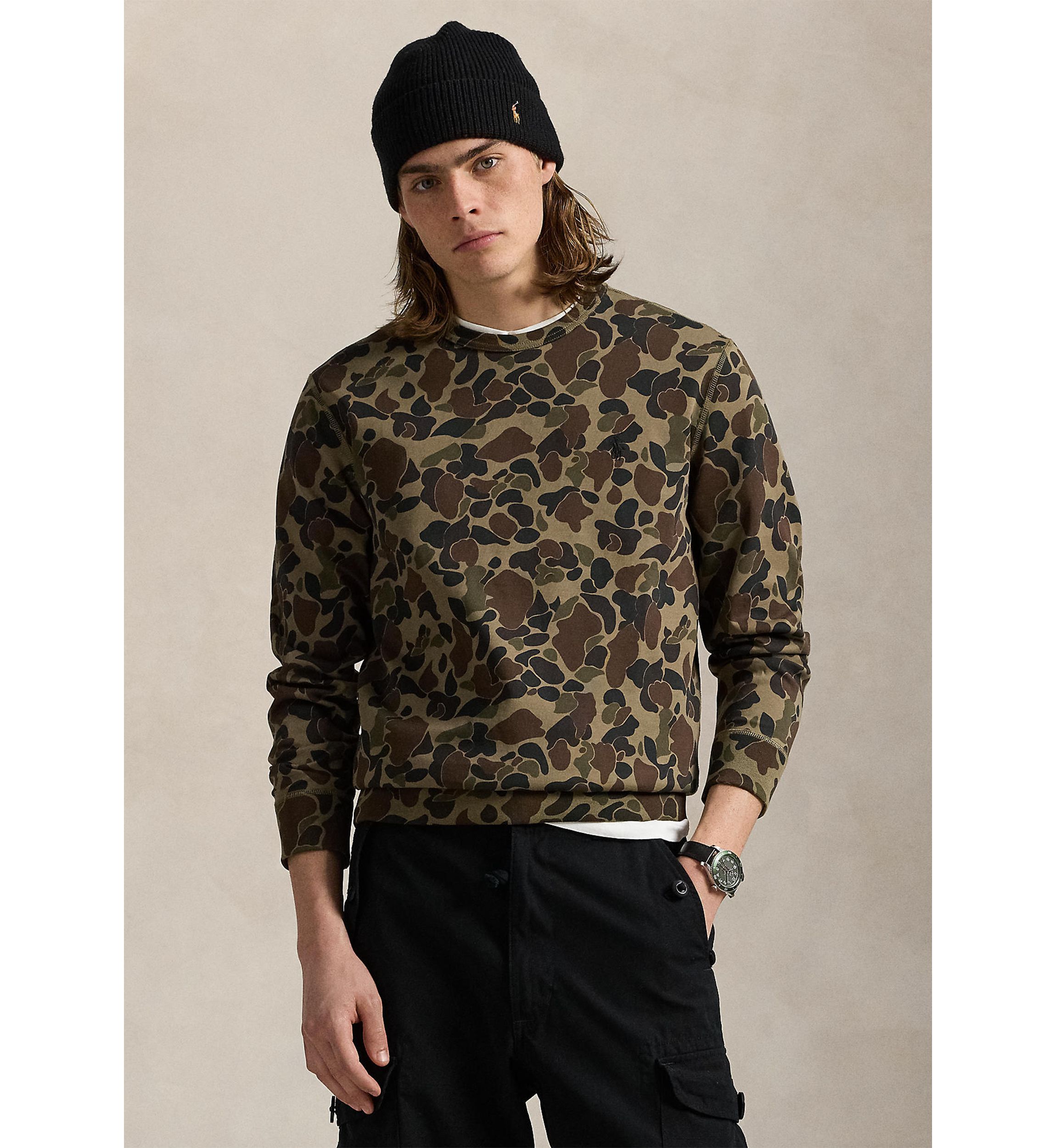 Camo Double-Knit Sweatshirt