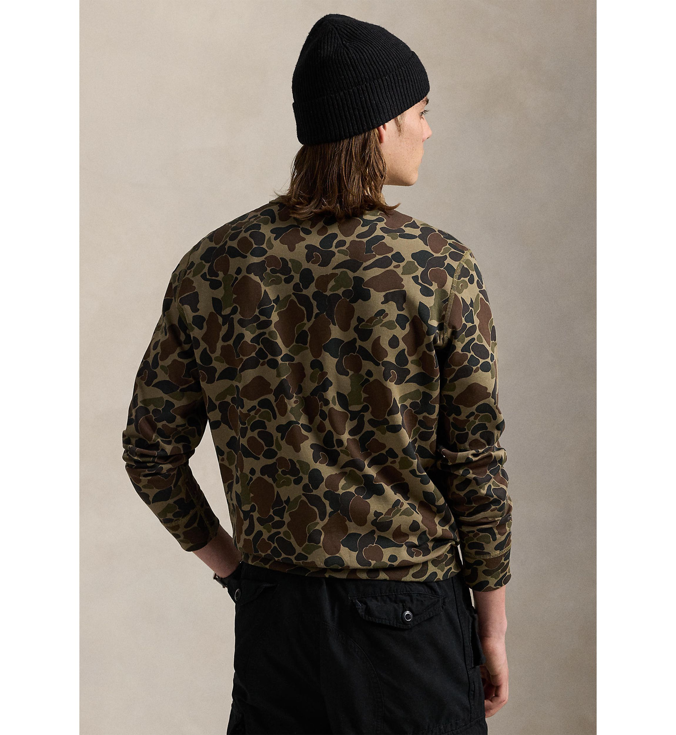 Camo Double-Knit Sweatshirt