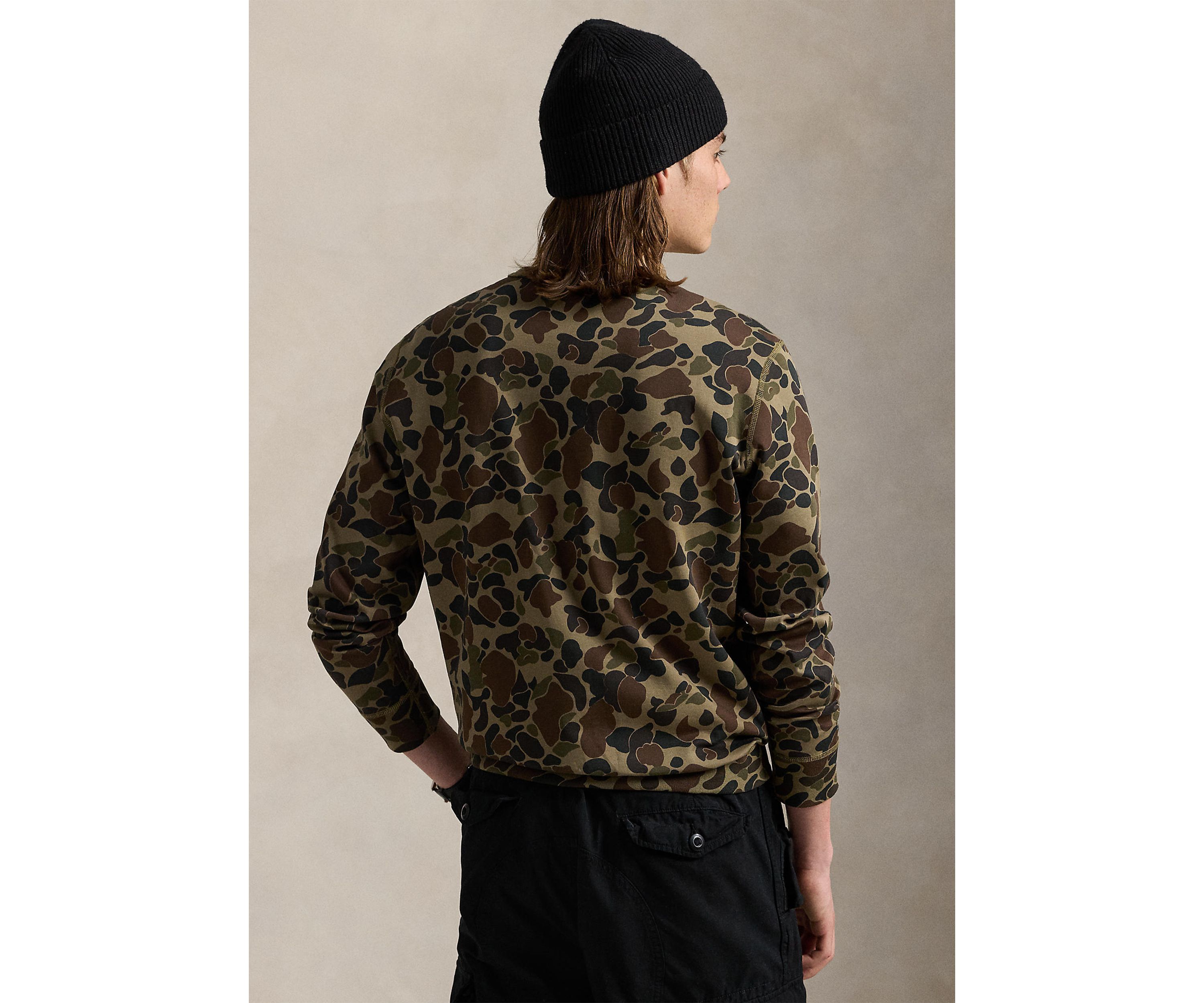 Camo Double-Knit Sweatshirt