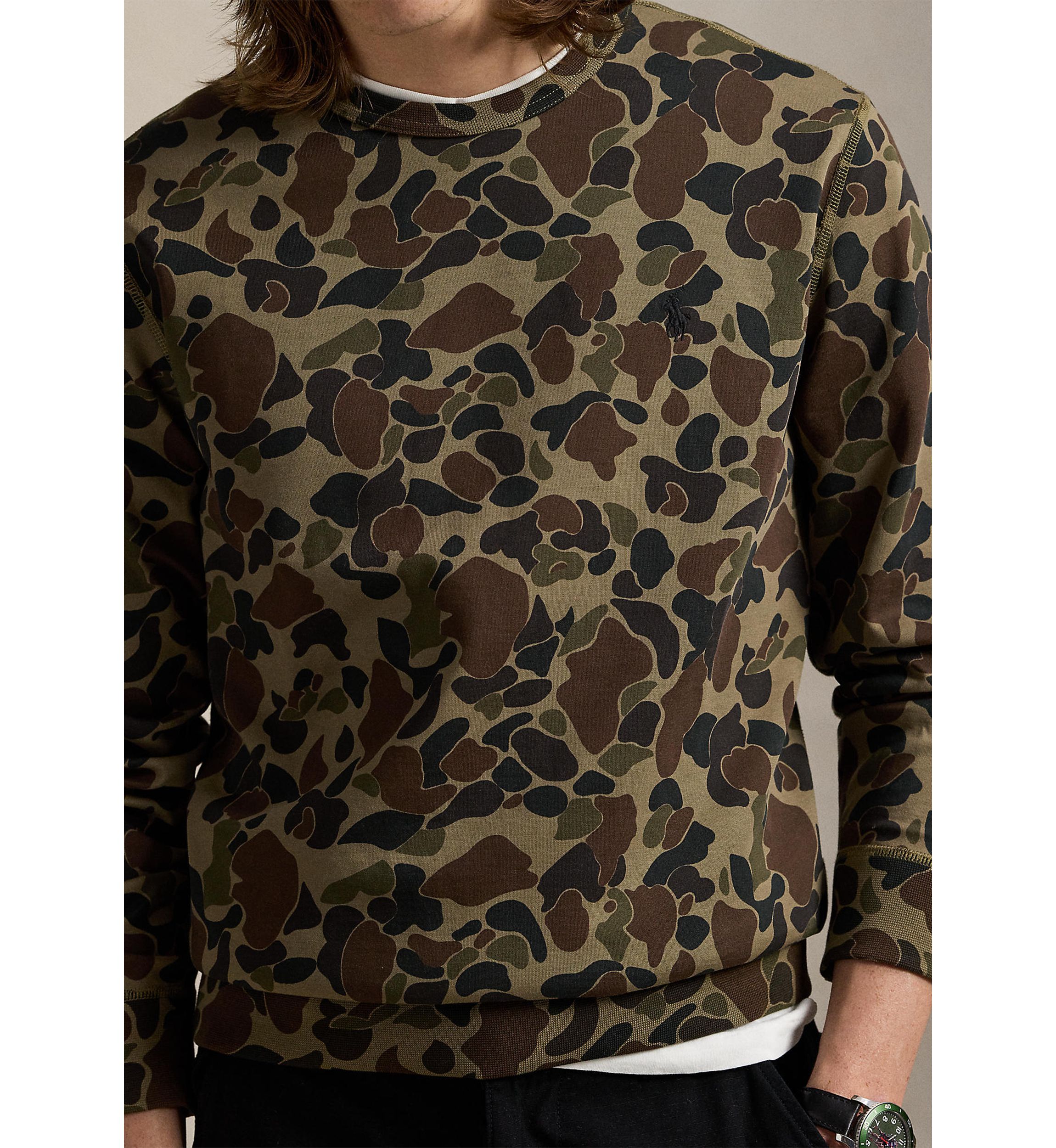 Camo Double-Knit Sweatshirt