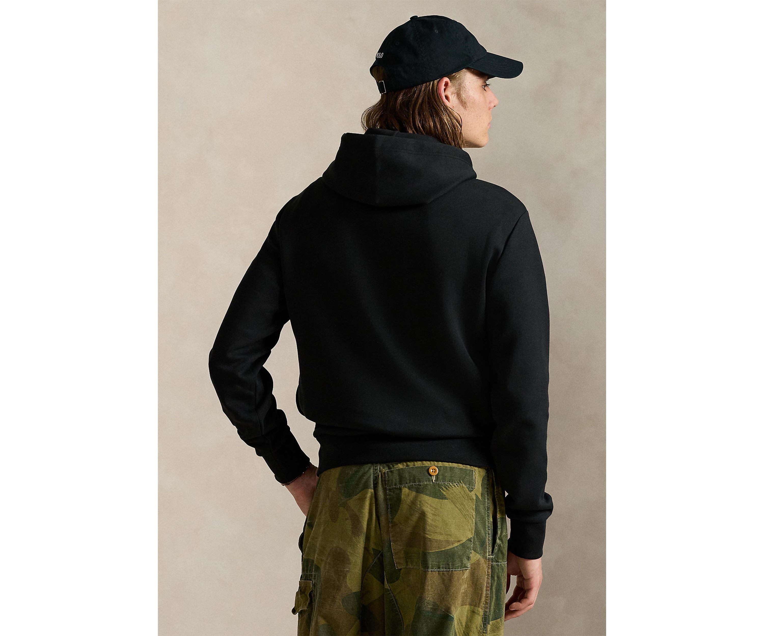 Camo Big Pony Double-Knit Hoodie