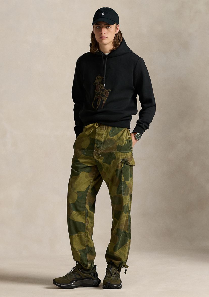 Camo Big Pony Double-Knit Hoodie