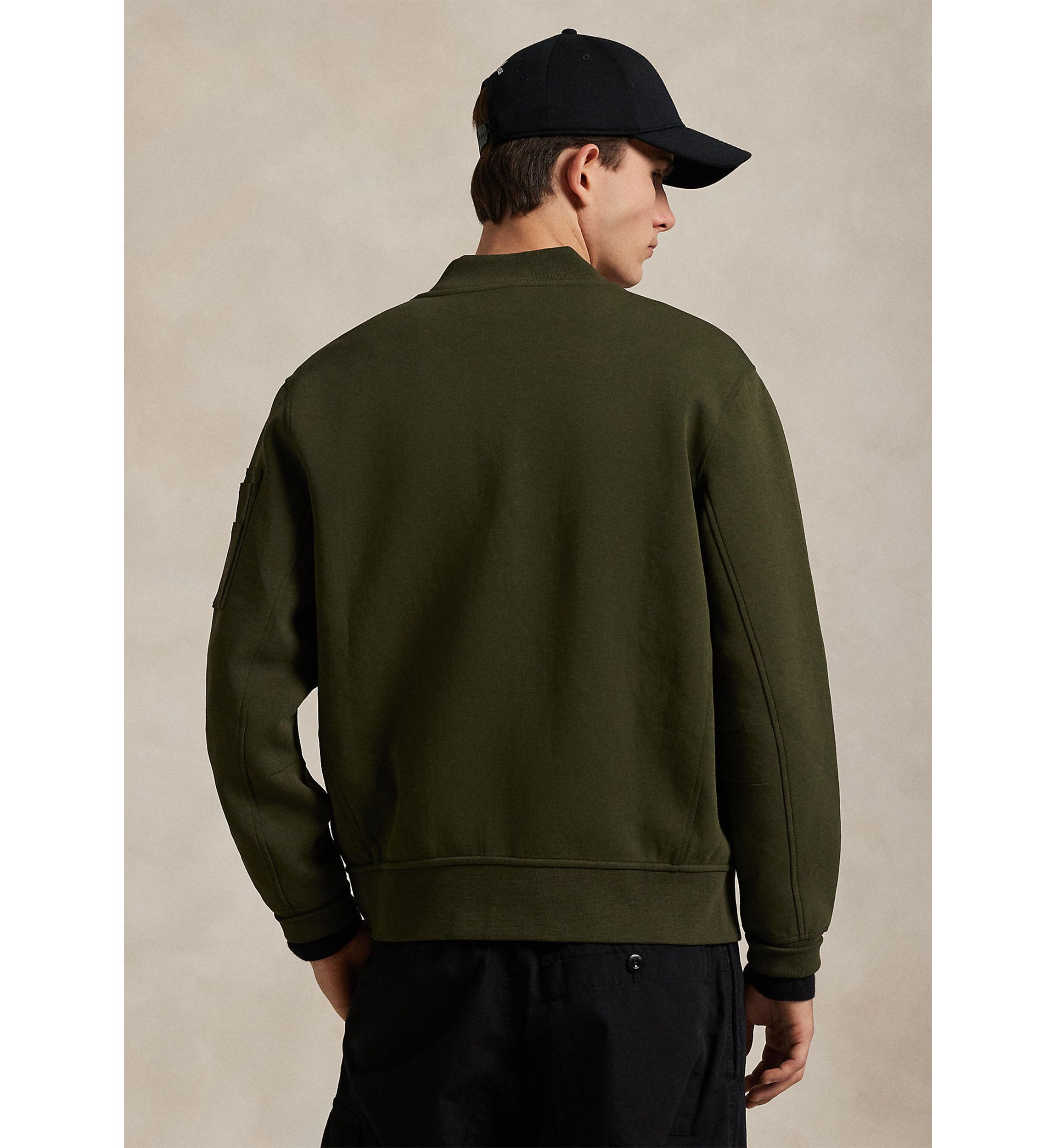 Double-Knit Bomber Jacket
