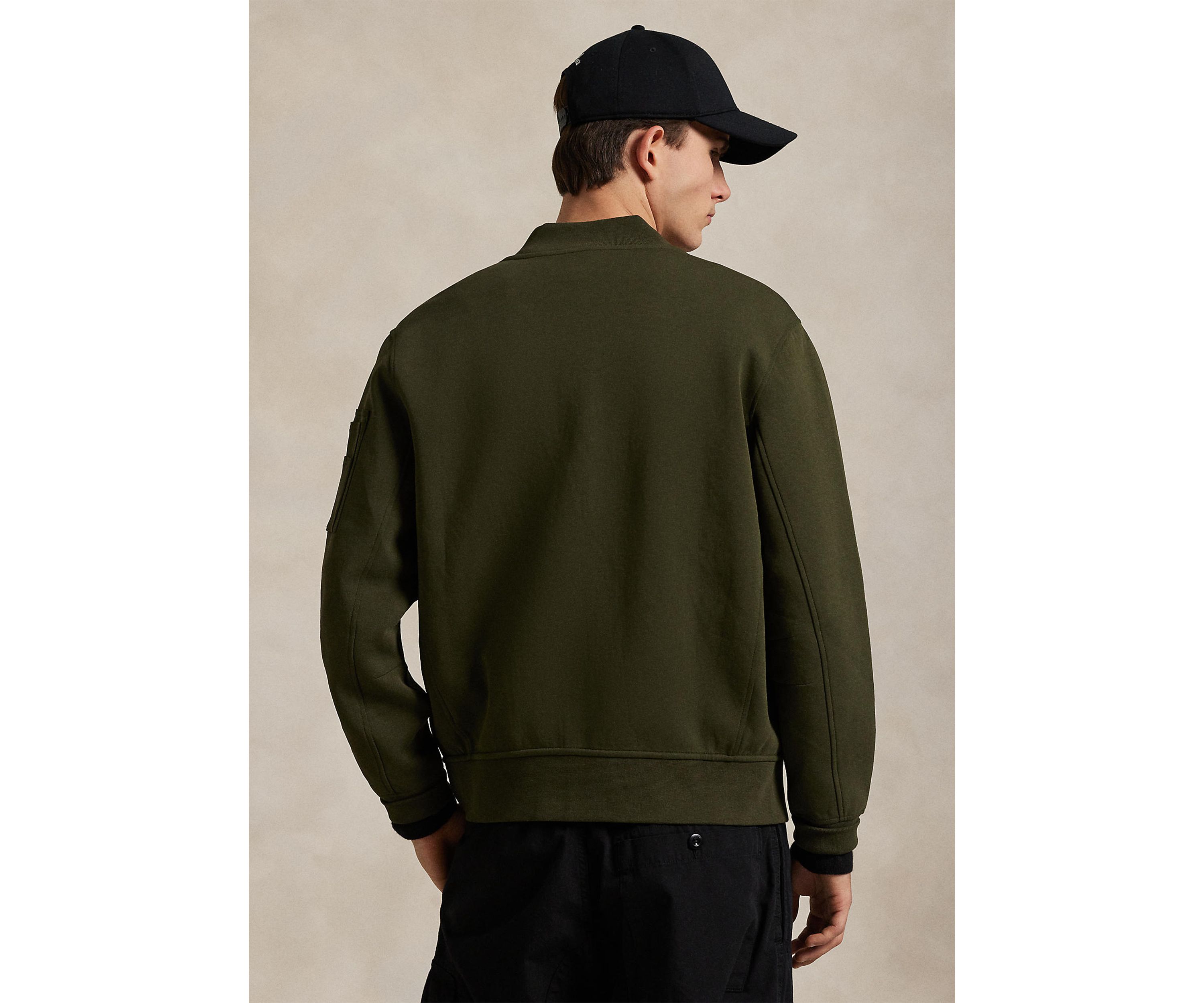 Double-Knit Bomber Jacket