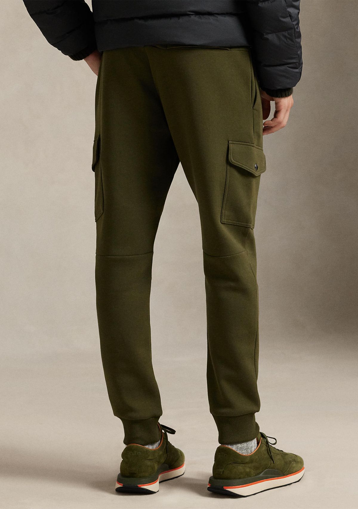 Double-Knit Cargo Jogger Pant