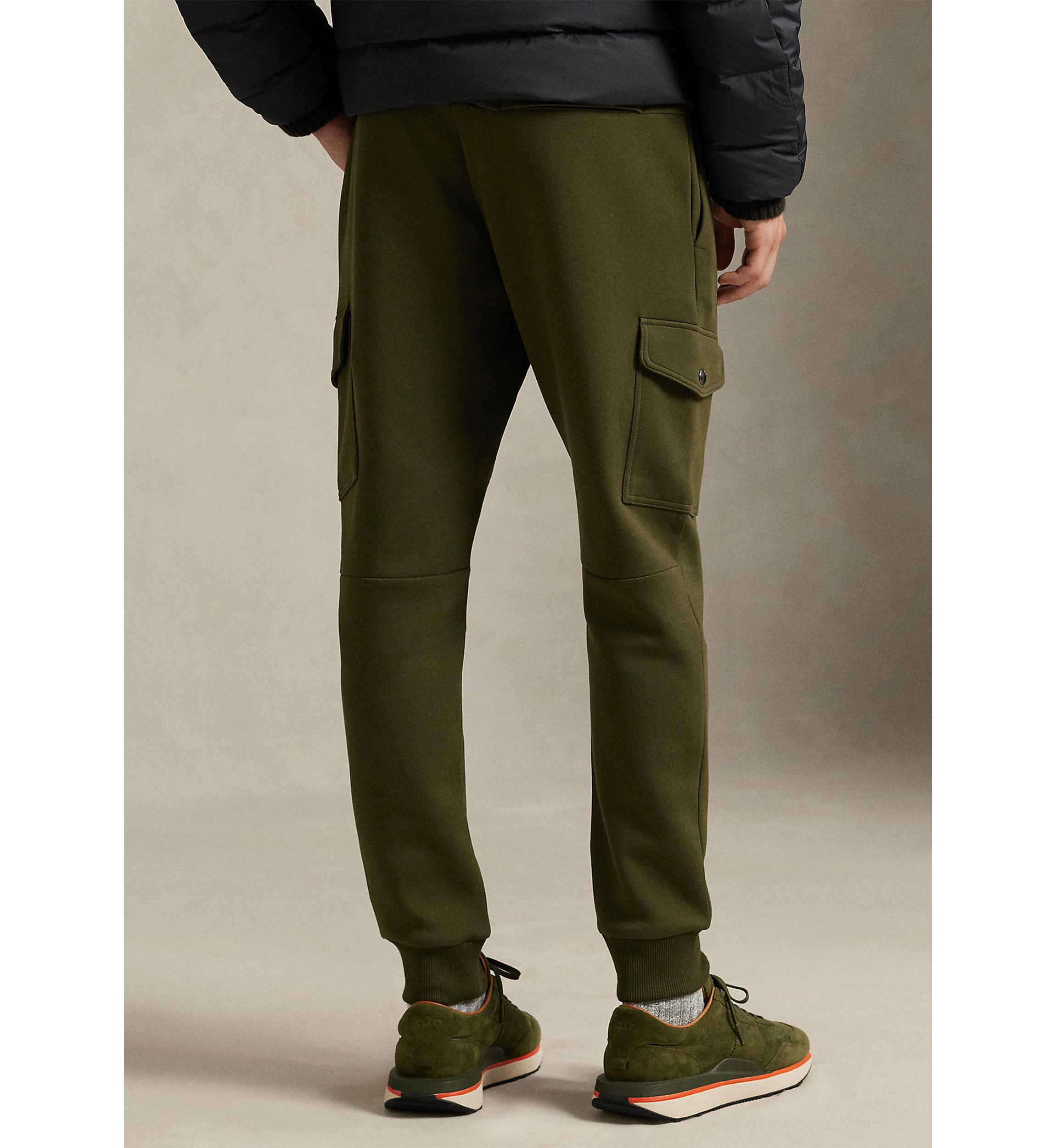 Double-Knit Cargo Jogger Pant