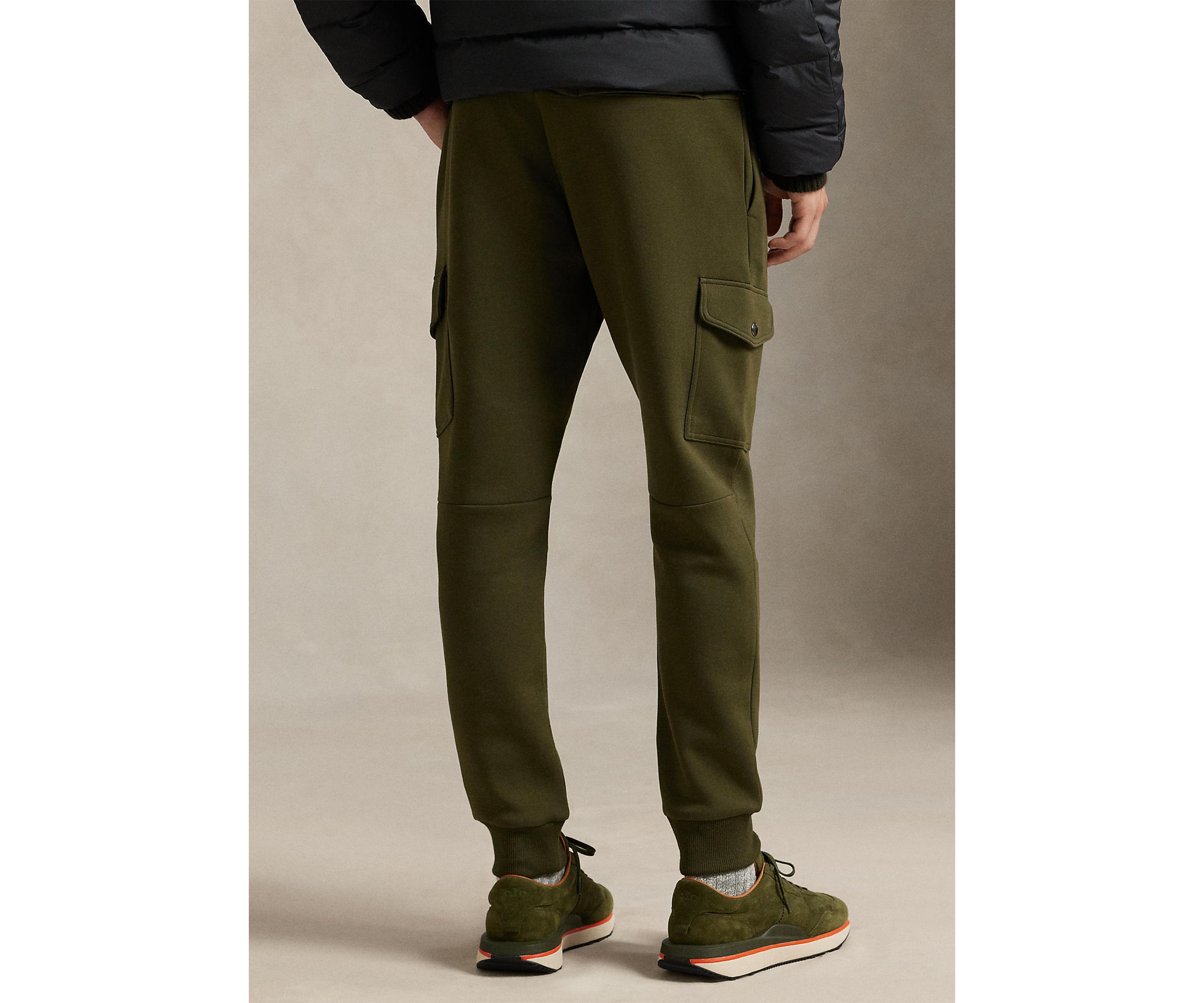 Double-Knit Cargo Jogger Pant