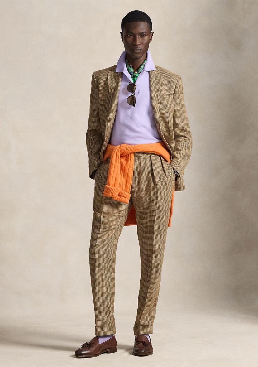 Cotton Polo-Collar Sweater