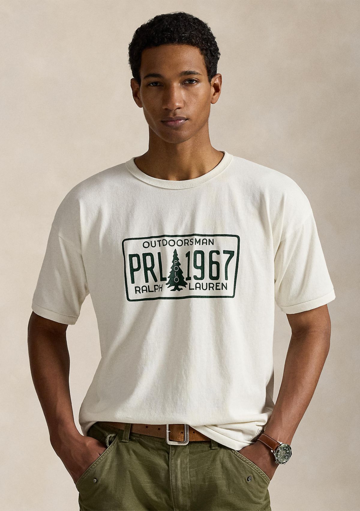 Mens Classic Fit Jersey Graphic T-Shirt