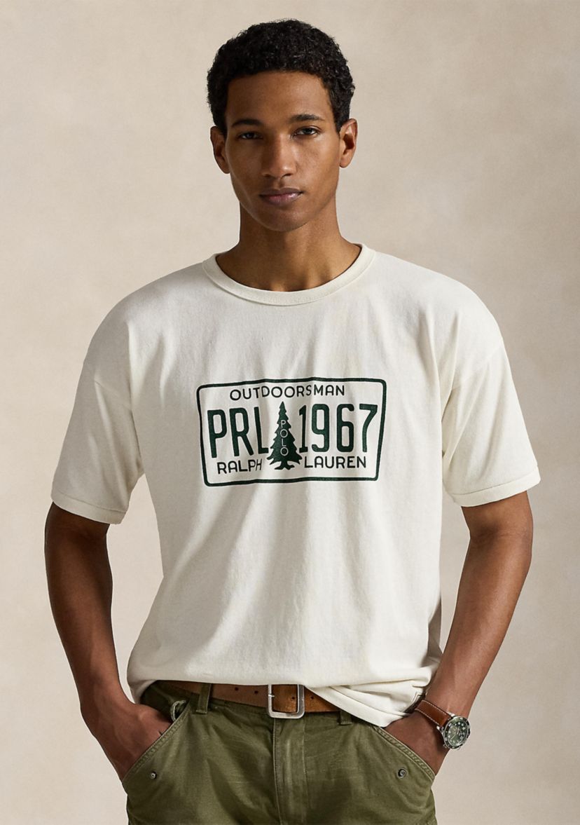 Mens Classic Fit Jersey Graphic T-Shirt