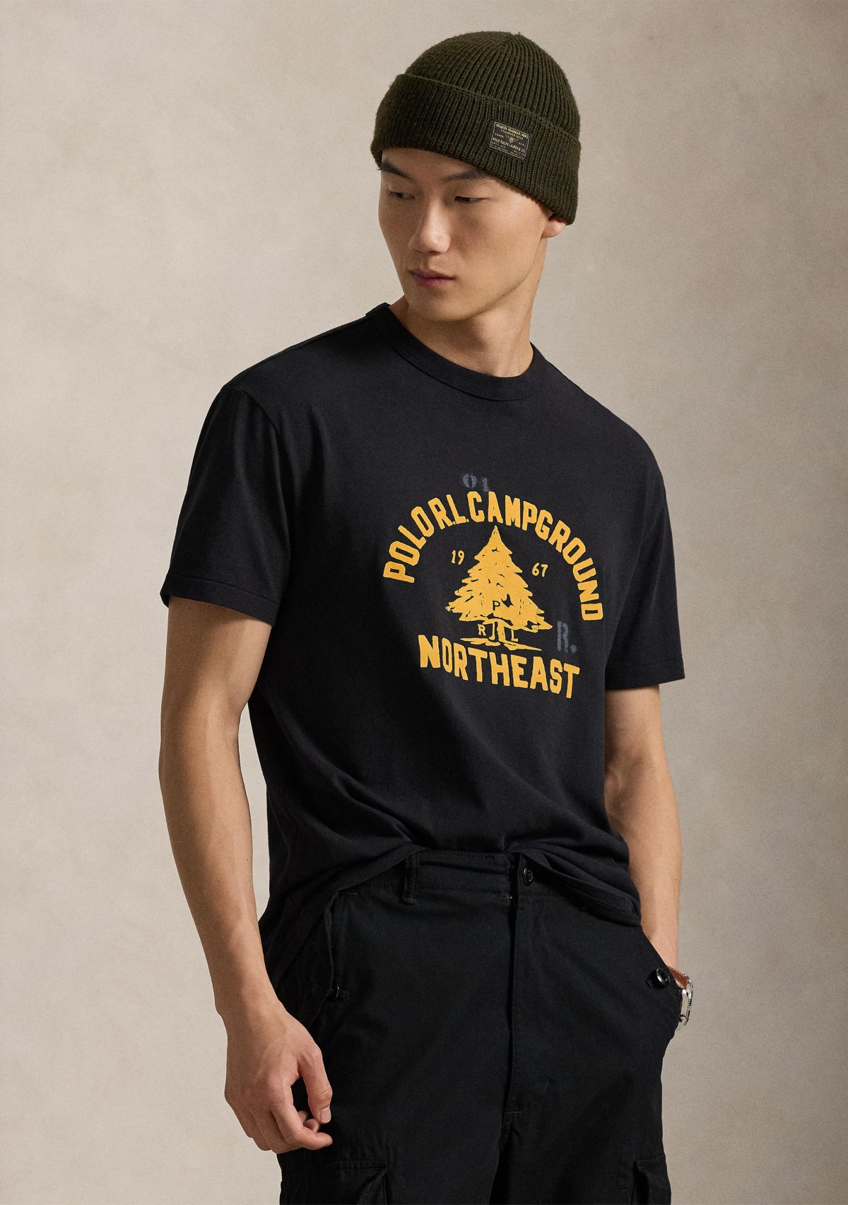 Mens Classic Fit Jersey Graphic T-Shirt