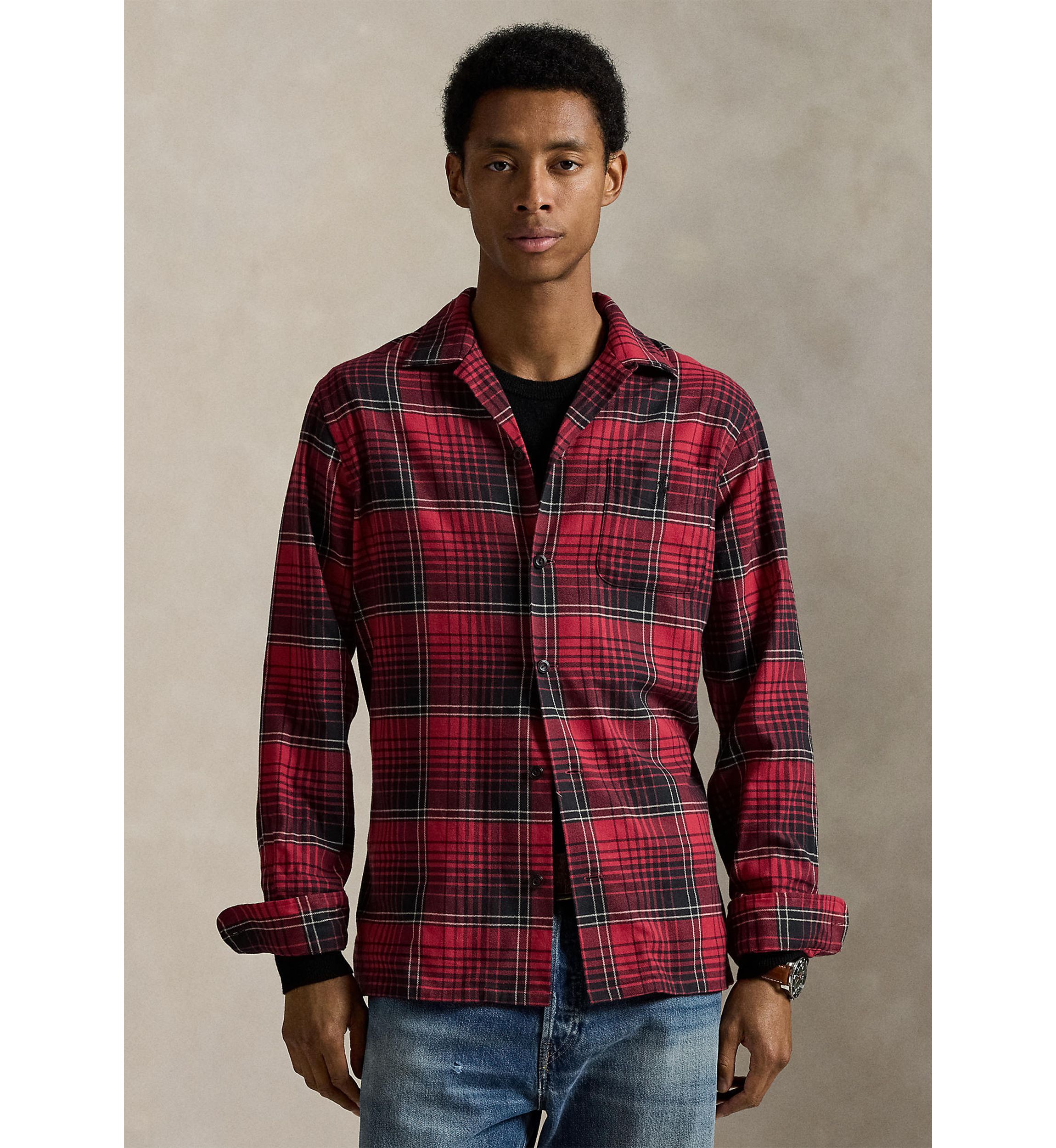 Polo Ralph Lauren Men's Classic Fit Plaid Performance Camp Shirt