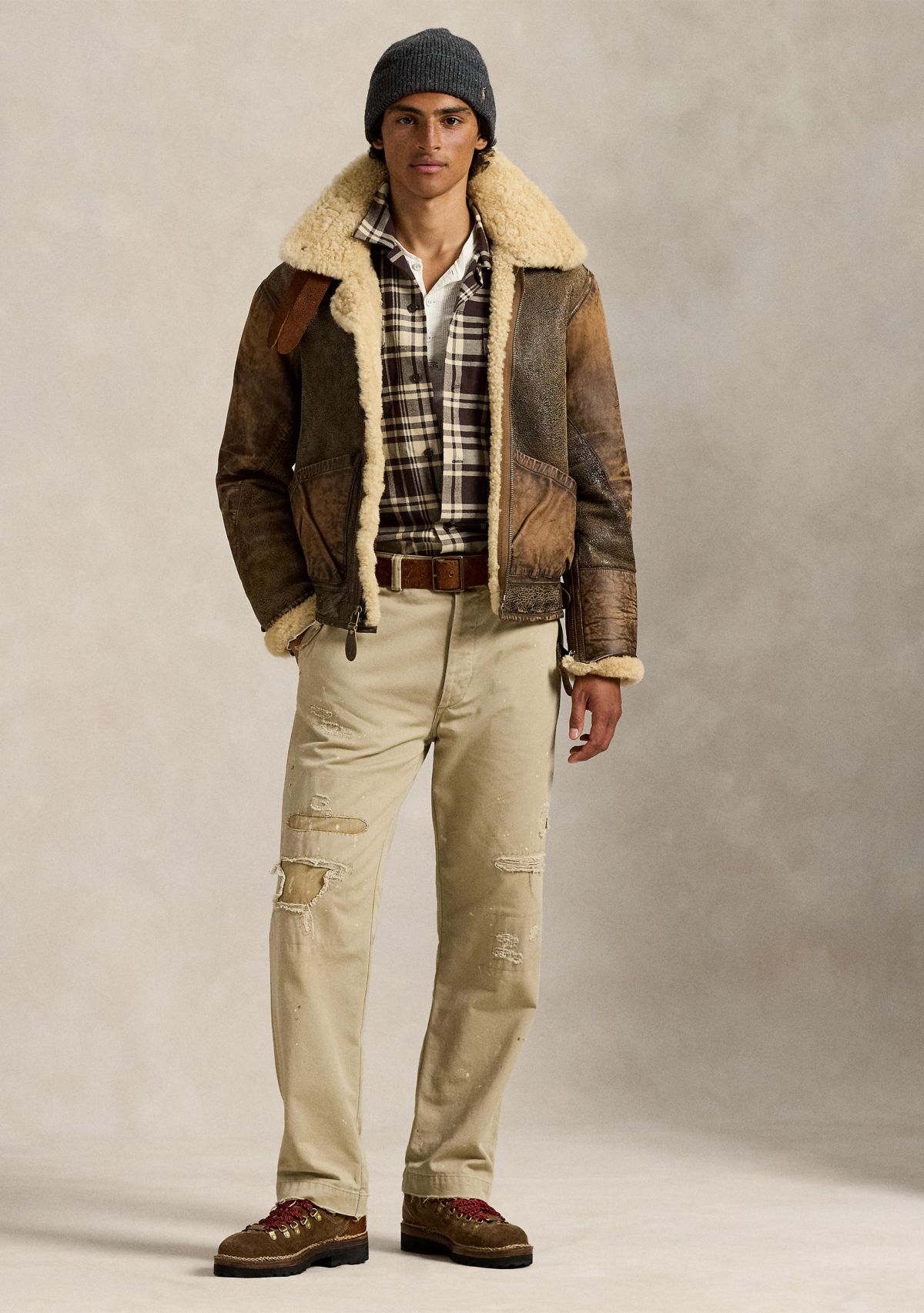 Classic Fit Plaid Performance Camp Shirt