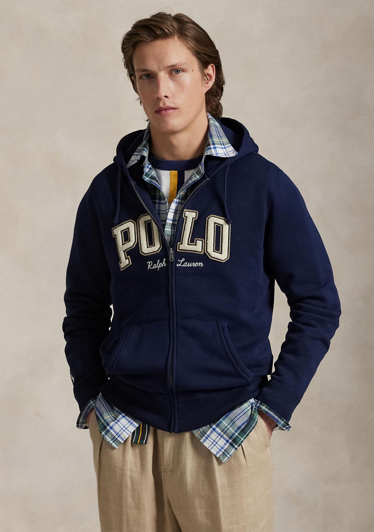 Logo Fleece Full-Zip Hoodie