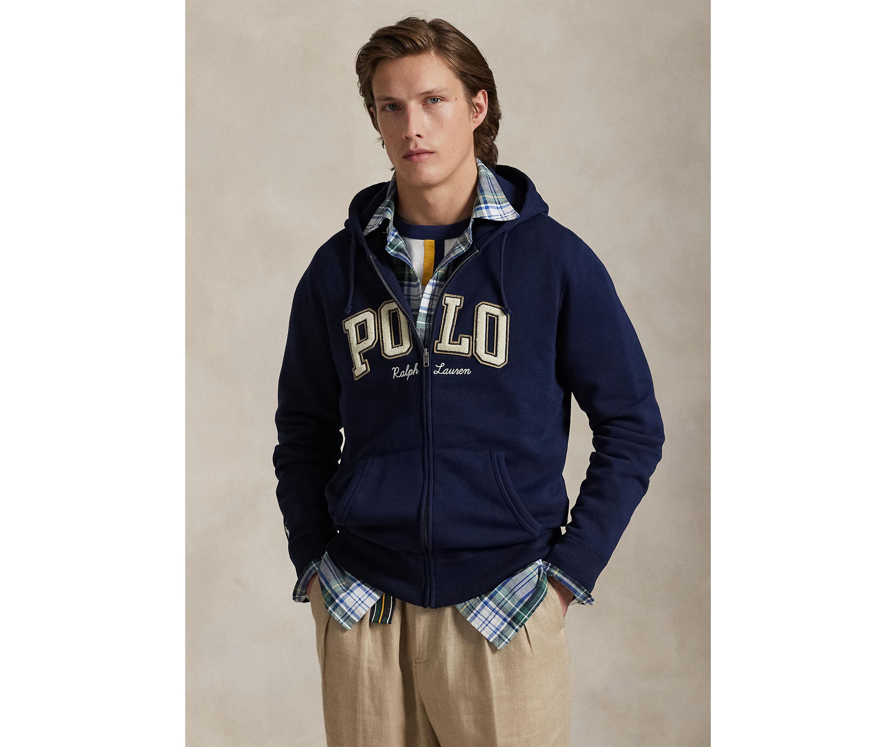 Logo Fleece Full-Zip Hoodie