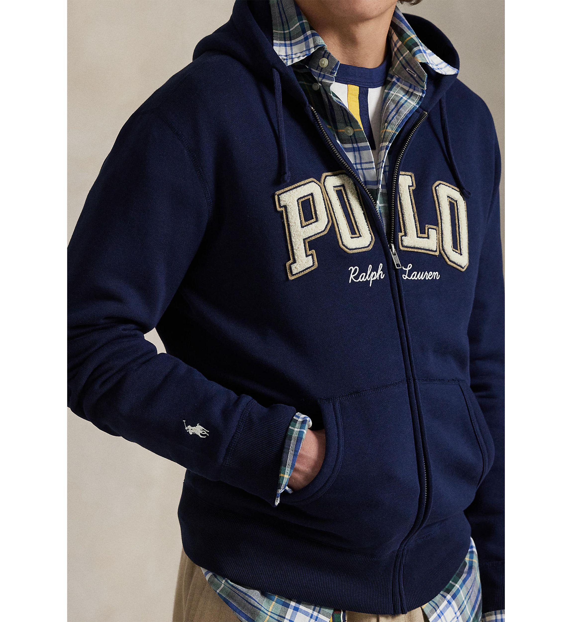 Logo Fleece Full-Zip Hoodie