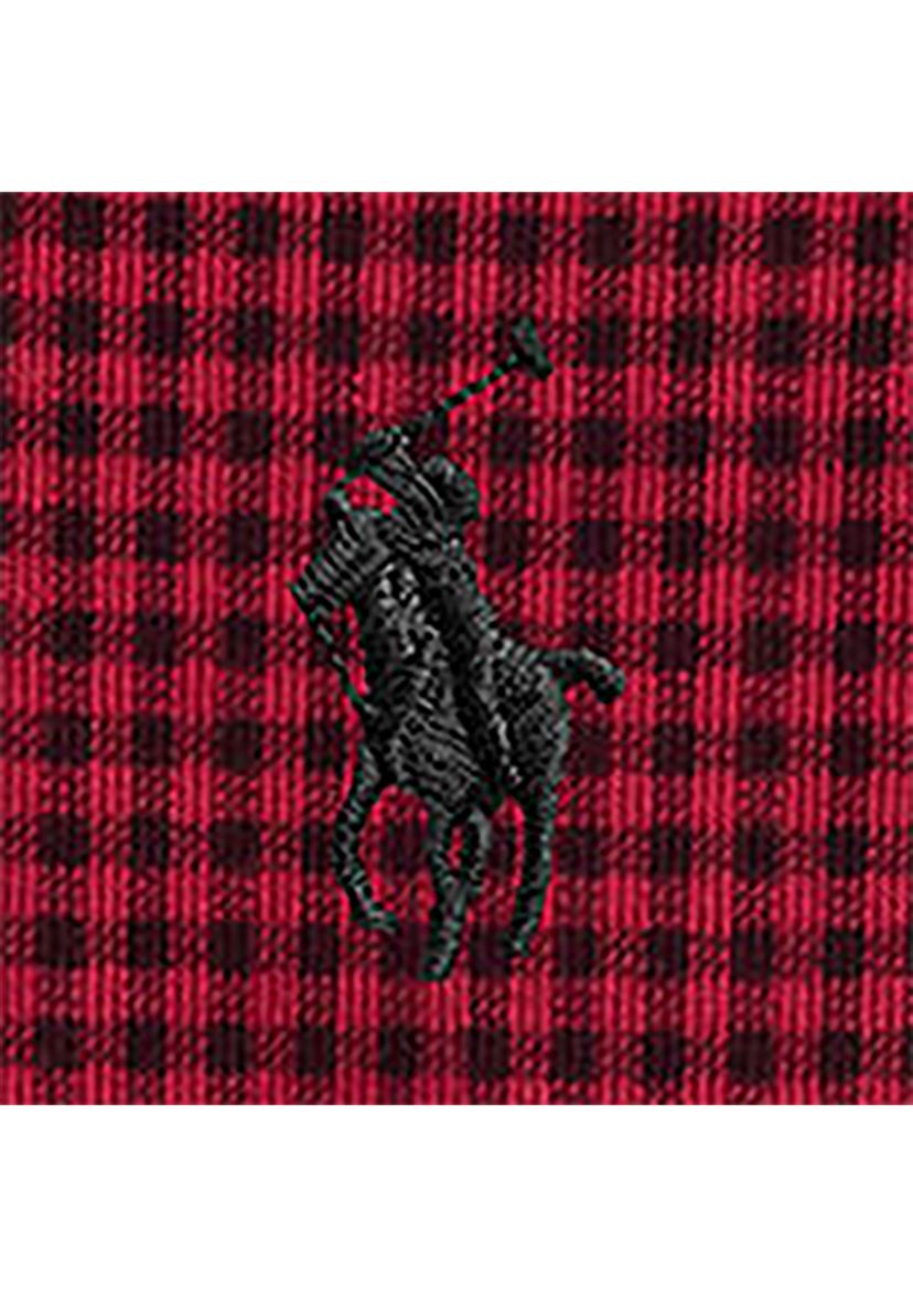 Mens Checked Estate-Rib Quarter-Zip Pullover