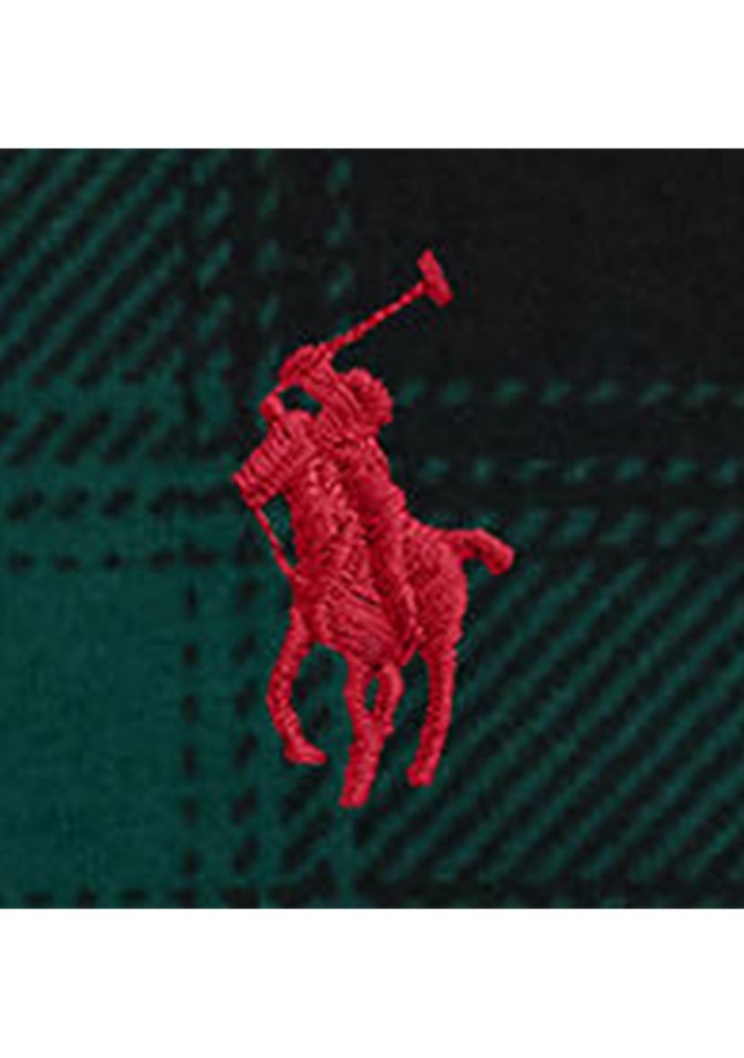 Plaid Fleece Full-Zip Hoodie