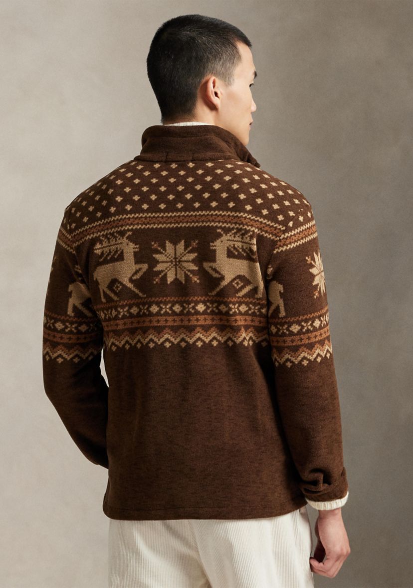 Mens Brushed Fleece 1/4 Zip Pullover