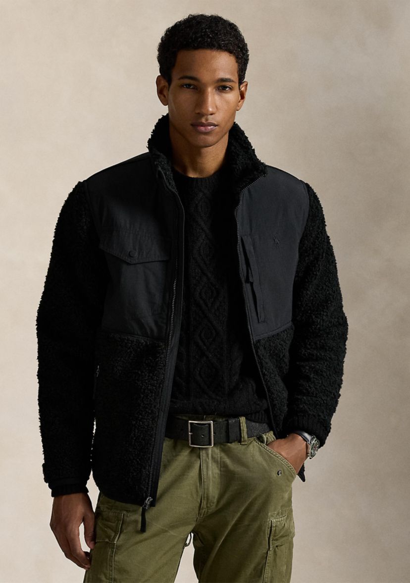 Hybrid Mock Neck Jacket