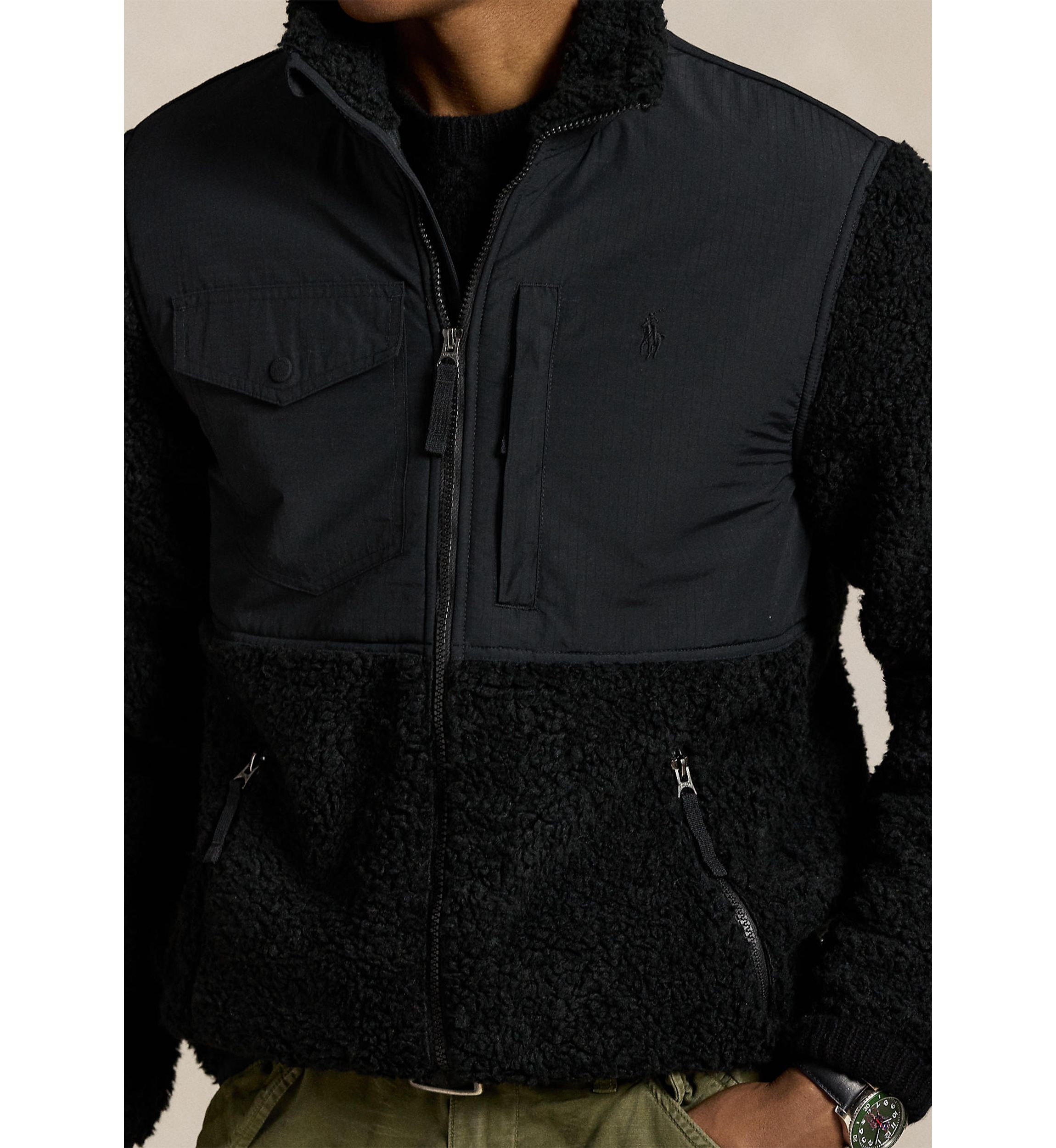 Hybrid Mock Neck Jacket