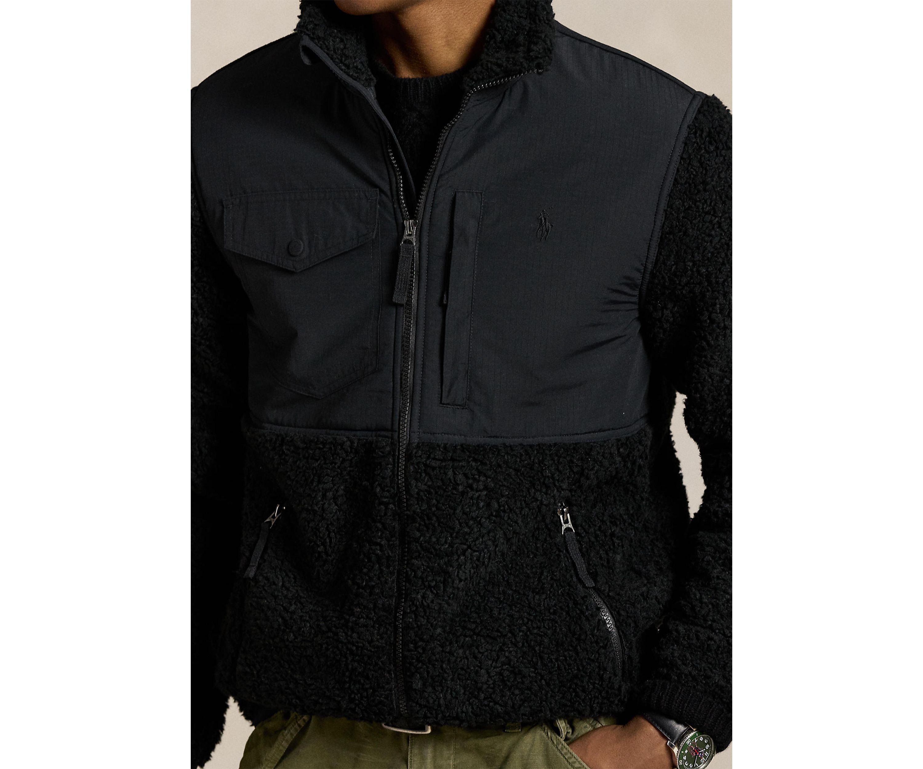 Hybrid Mock Neck Jacket