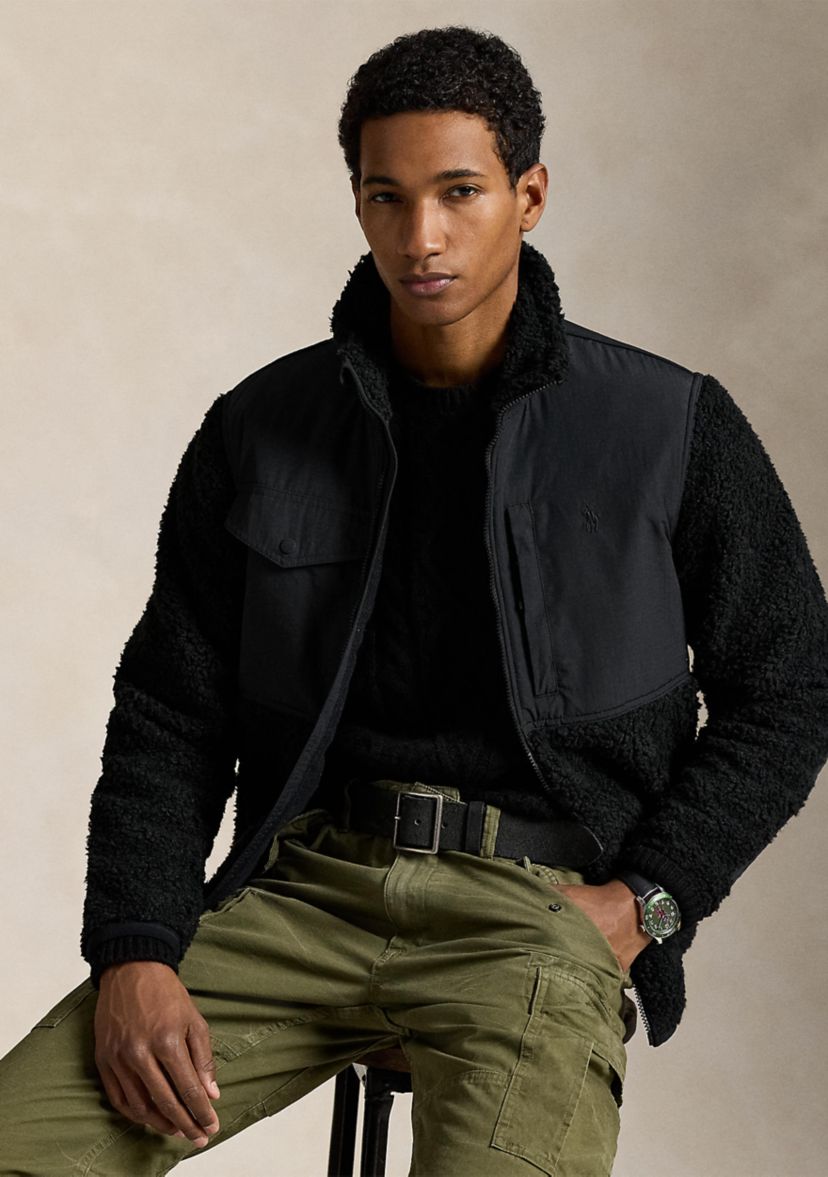 Hybrid Mock Neck Jacket