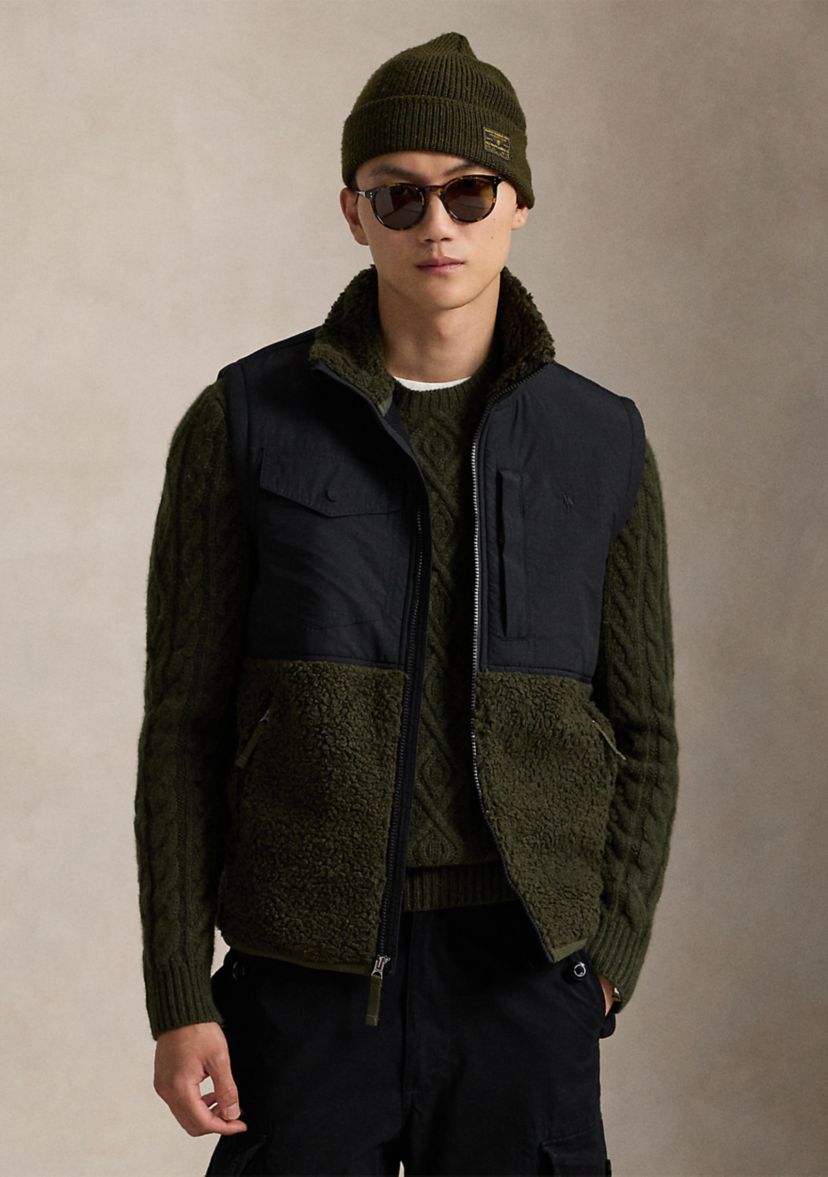 Hybrid Mock Neck Vest