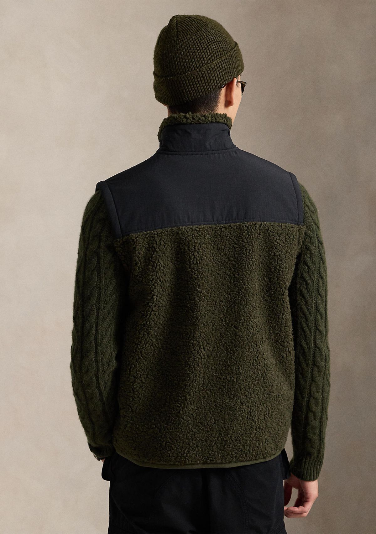 Hybrid Mock Neck Vest