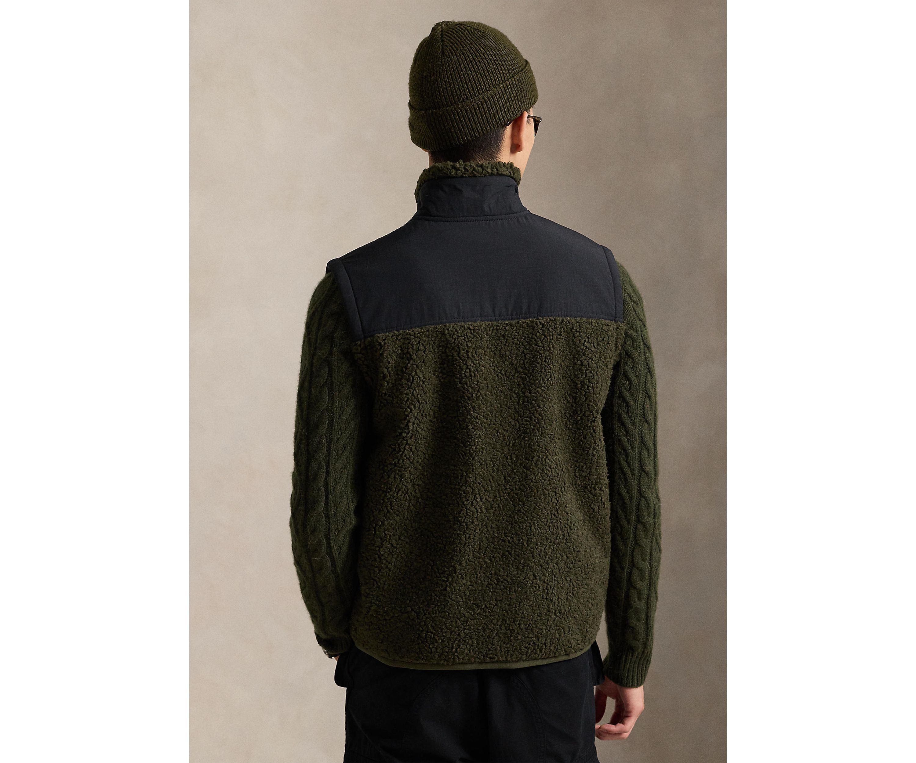 Hybrid Mock Neck Vest