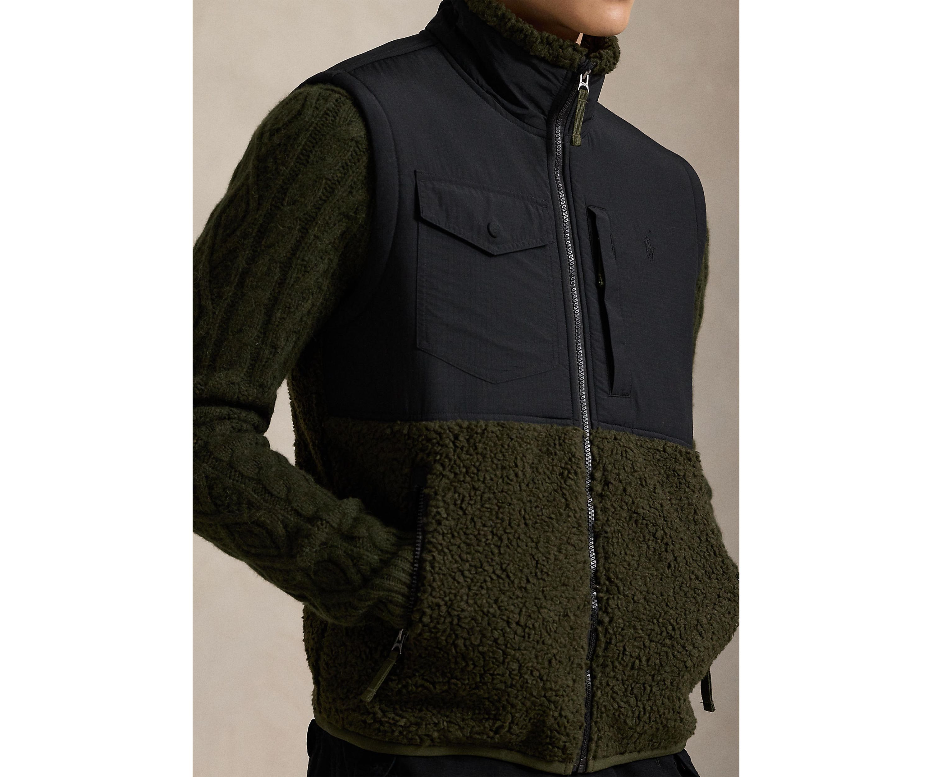 Hybrid Mock Neck Vest