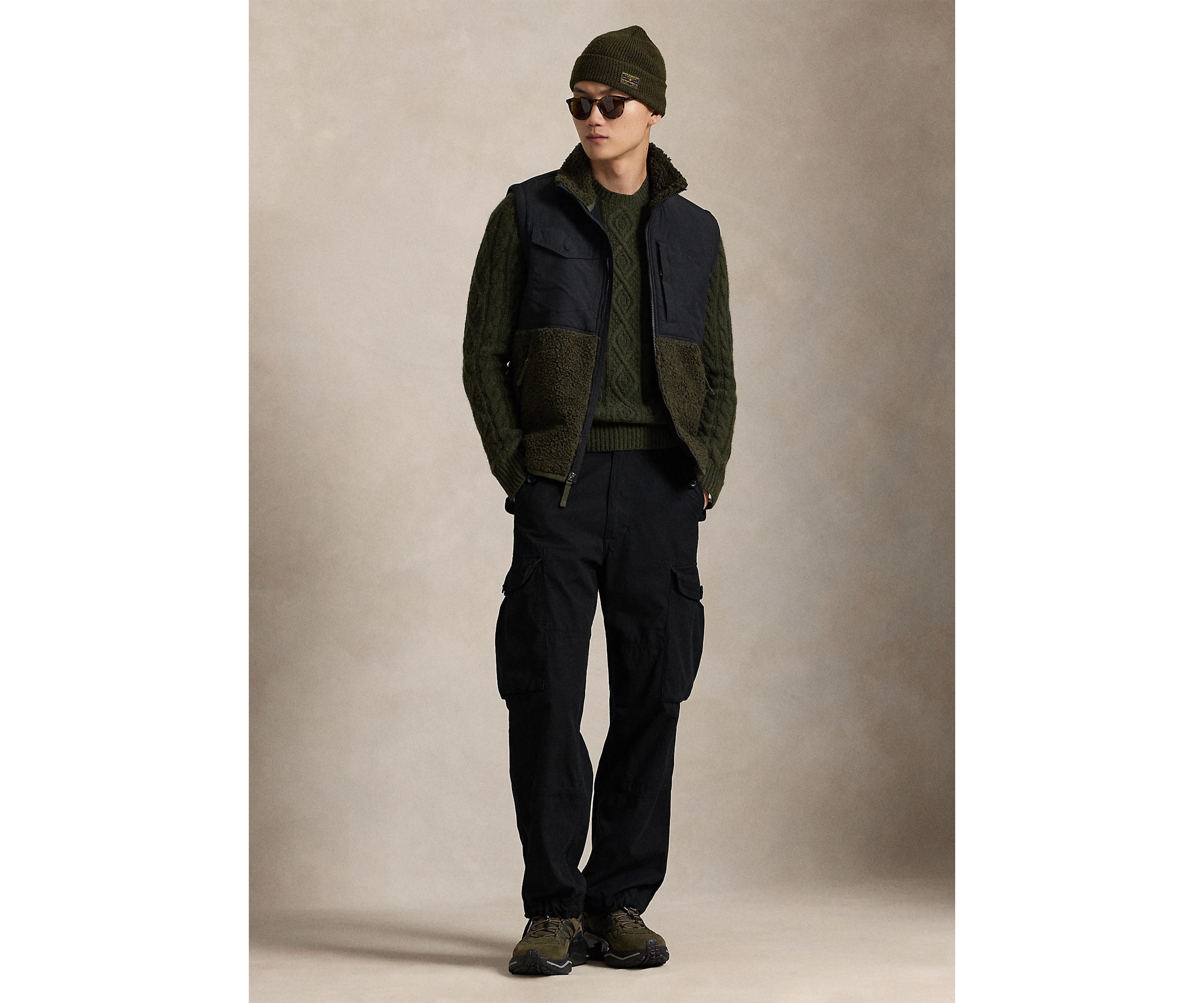 Hybrid Mock Neck Vest