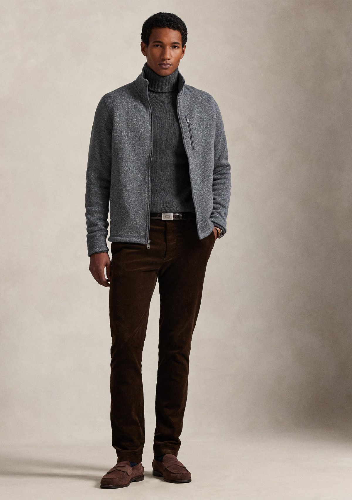 Mens Brushed Fleece Jacket