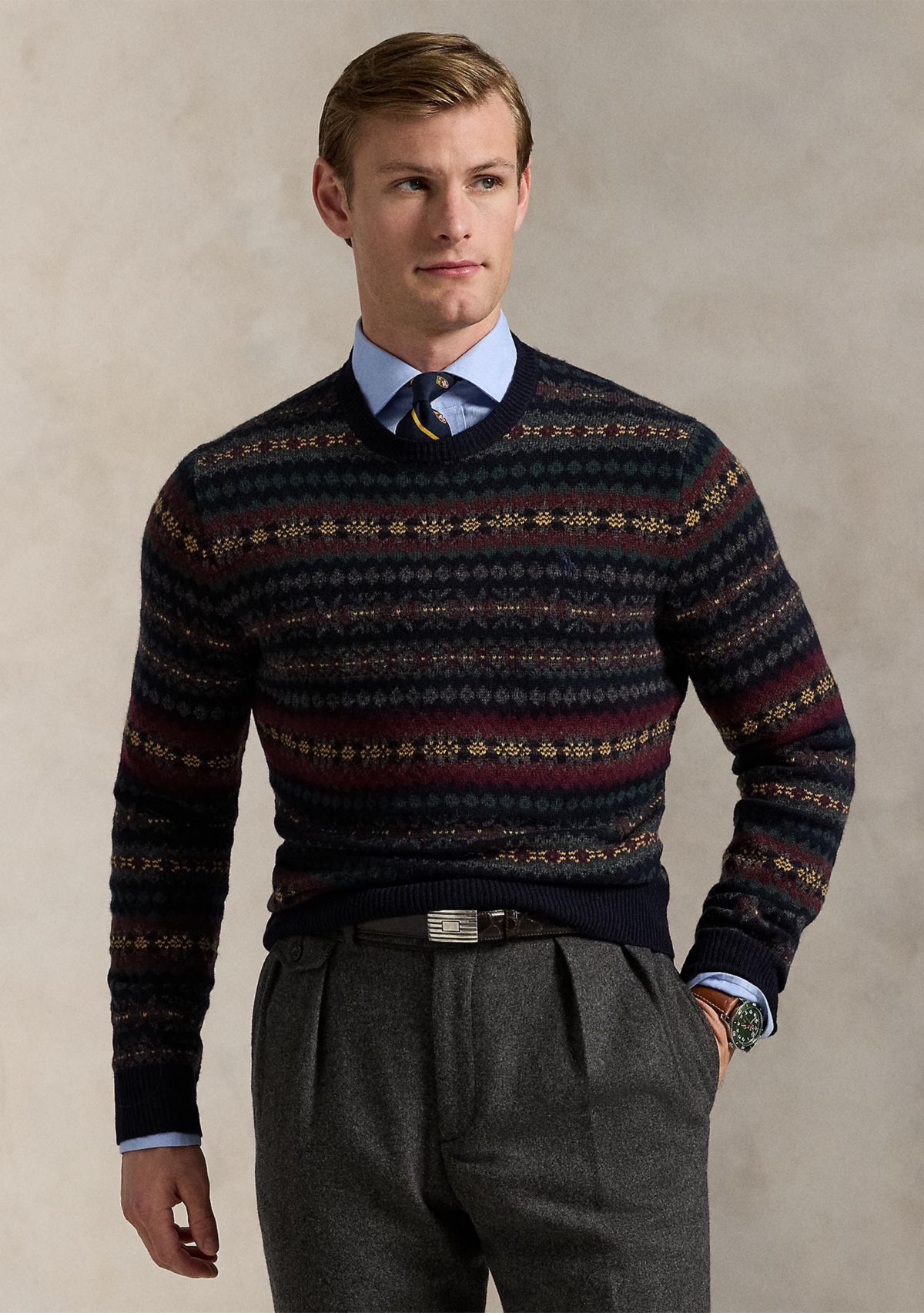 Fair Isle Wool Sweater
