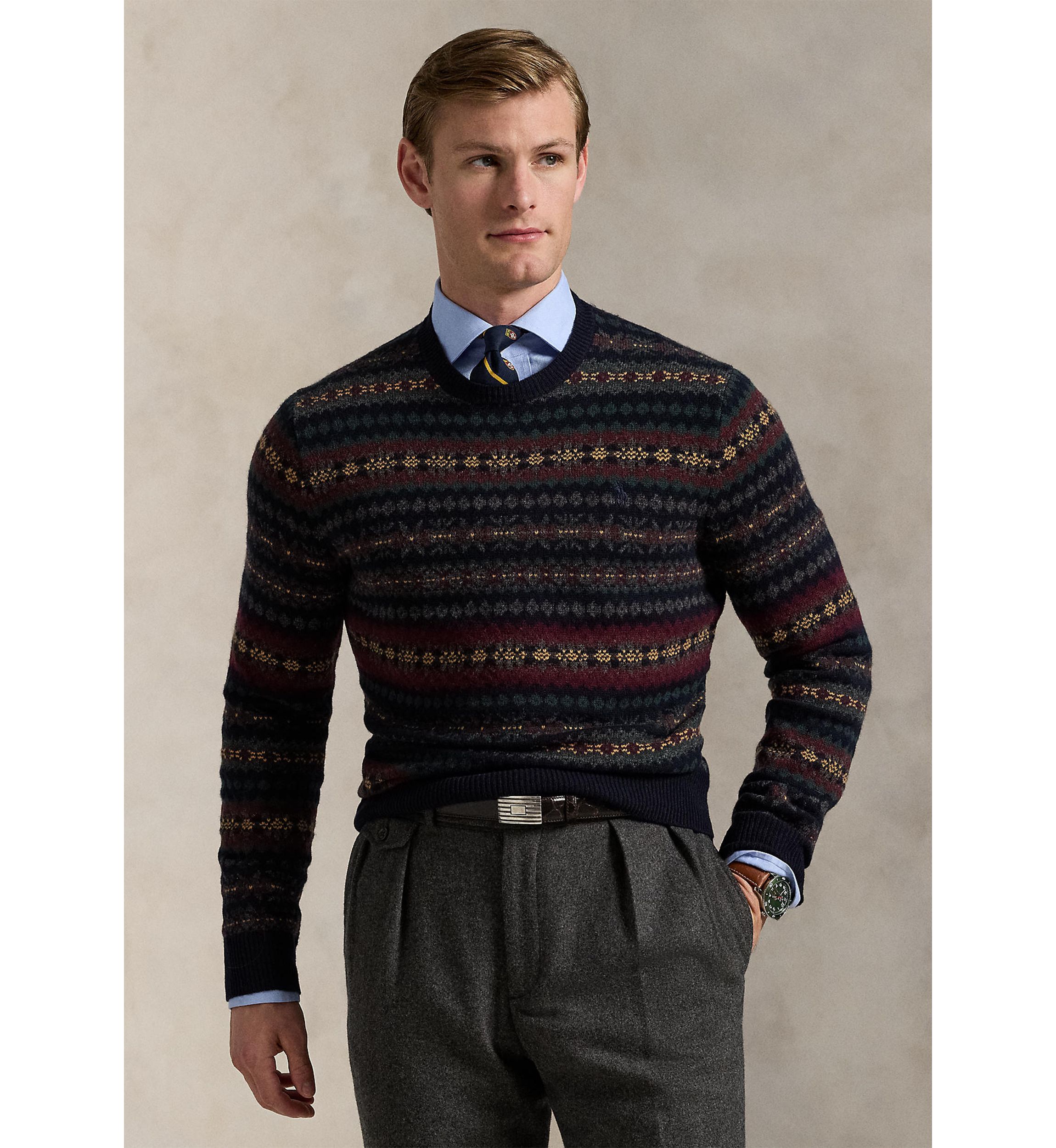 Fair Isle Wool Sweater