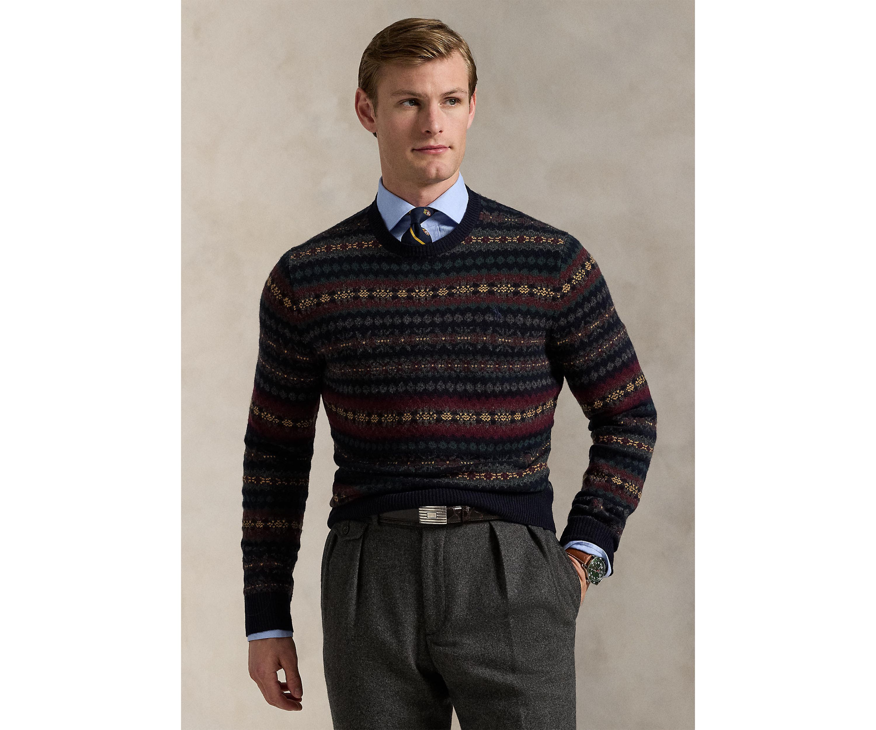 Fair Isle Wool Sweater