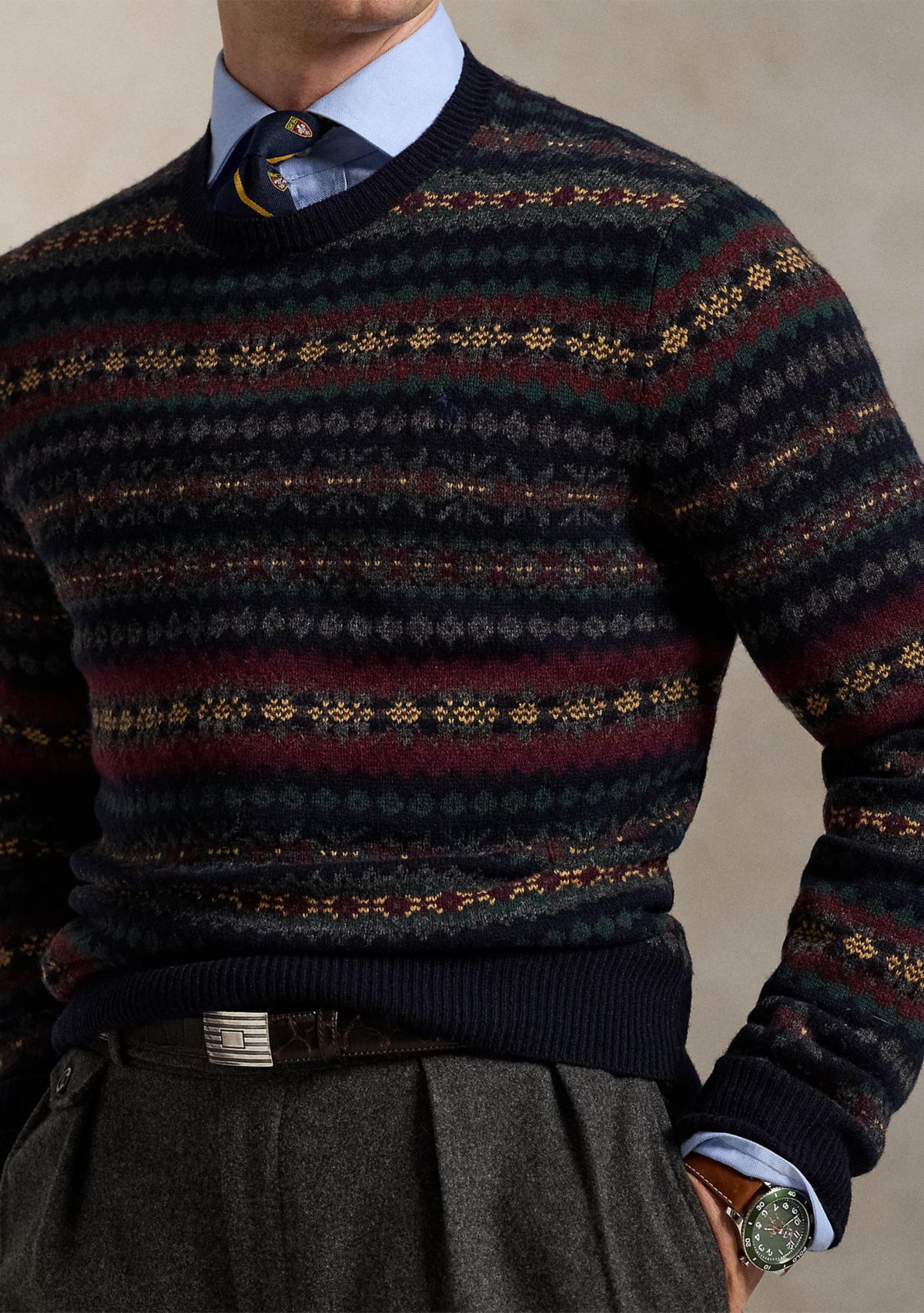 Fair Isle Wool Sweater