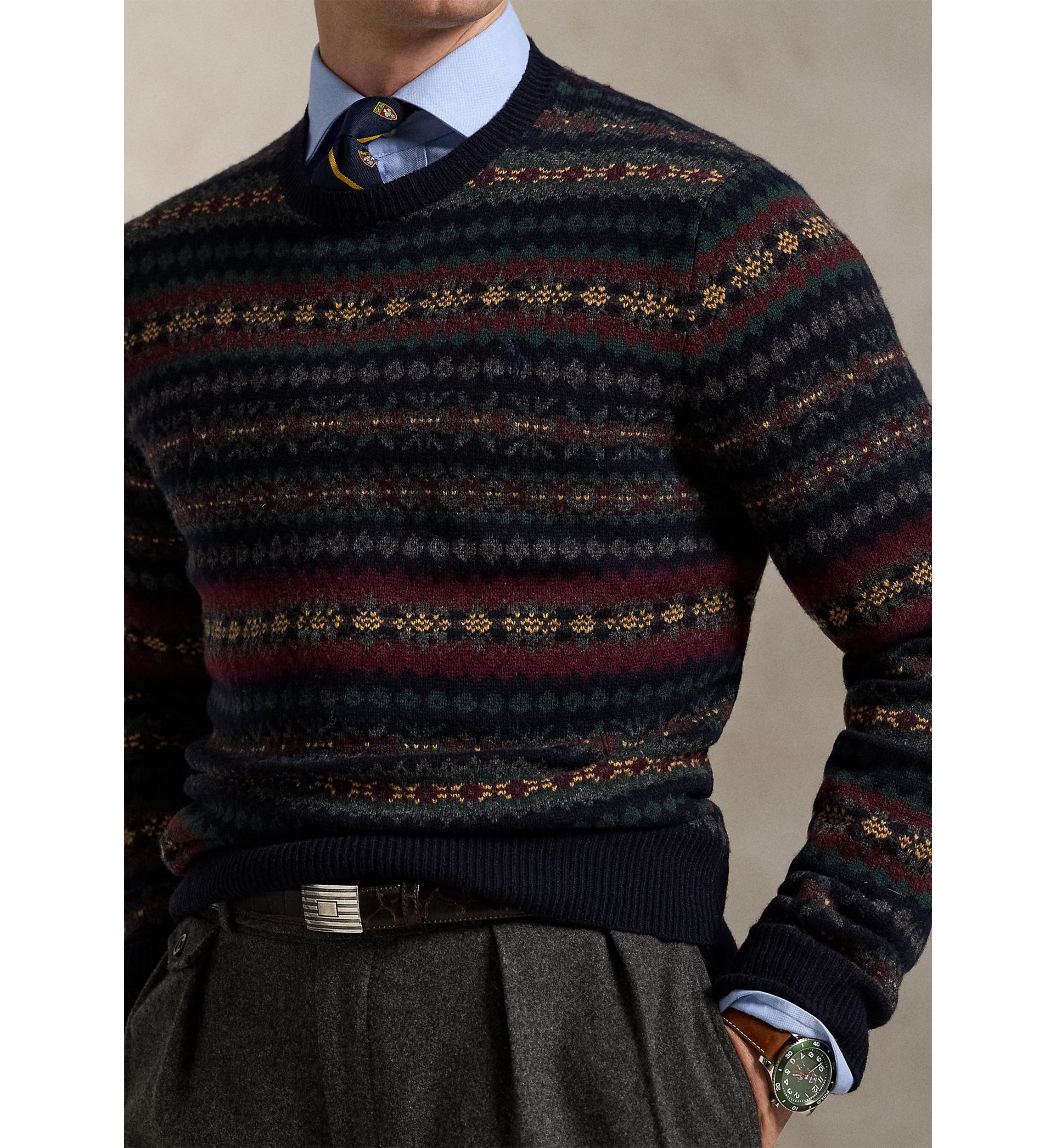 Fair Isle Wool Sweater