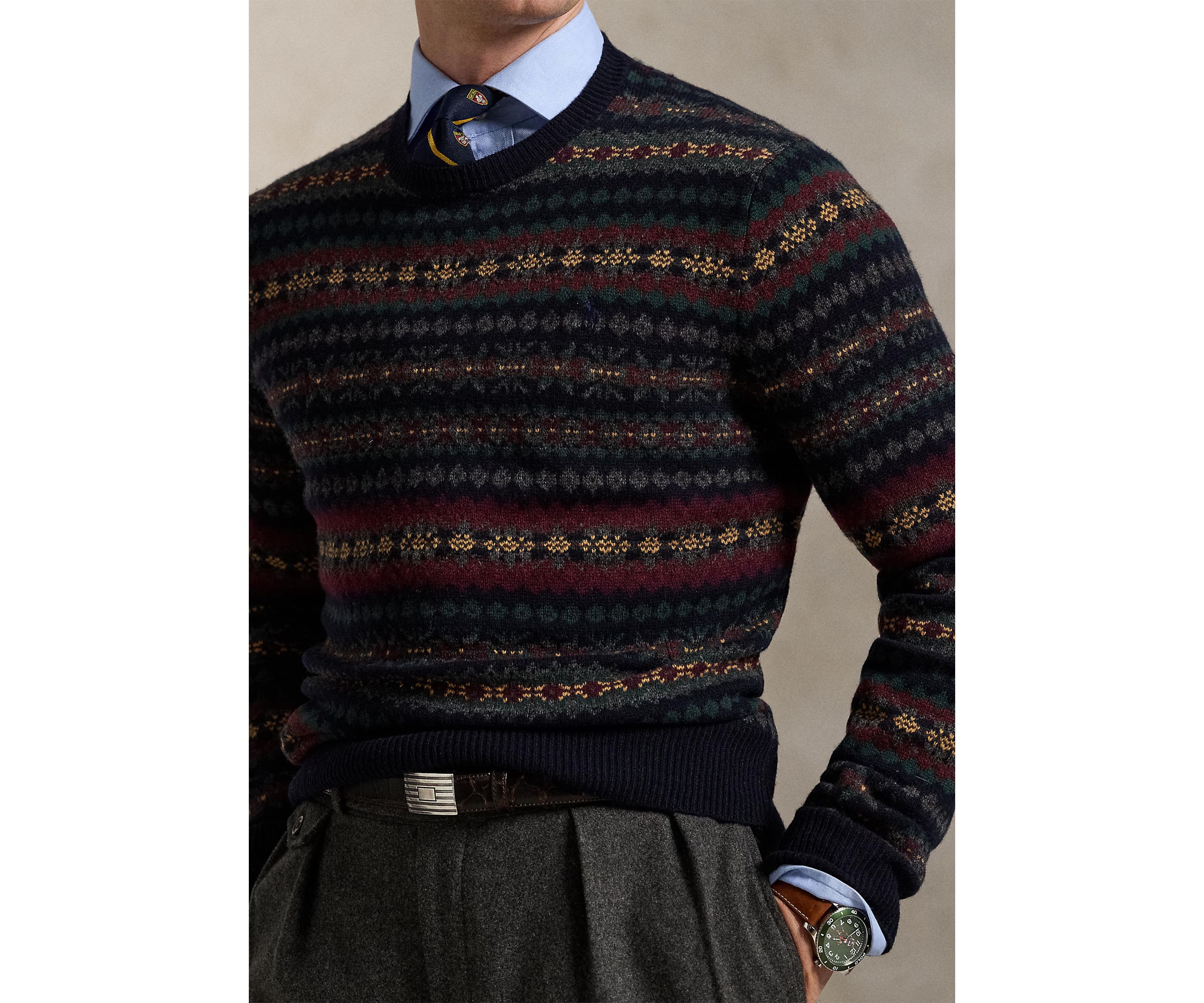 Fair Isle Wool Sweater