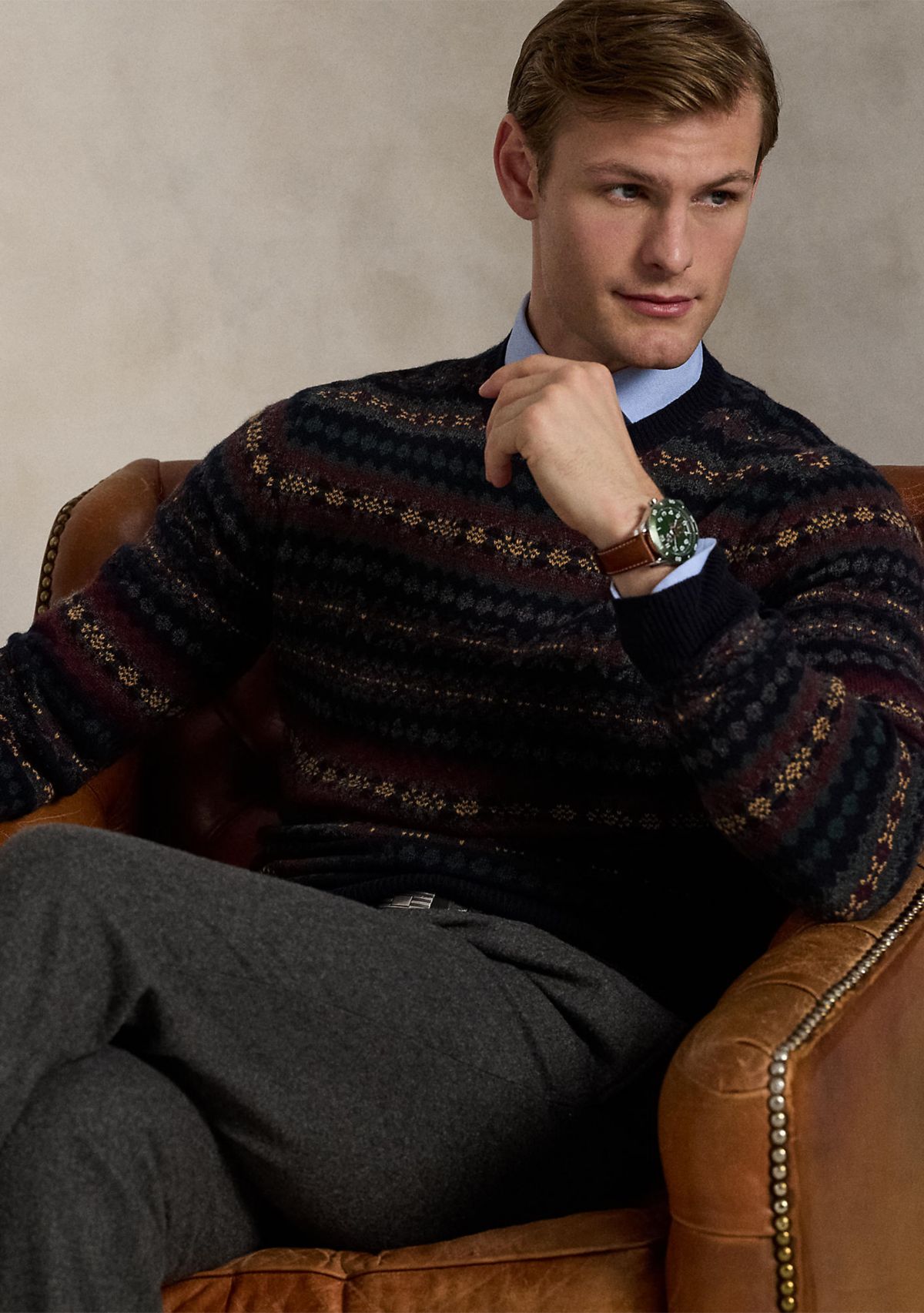 Fair Isle Wool Sweater
