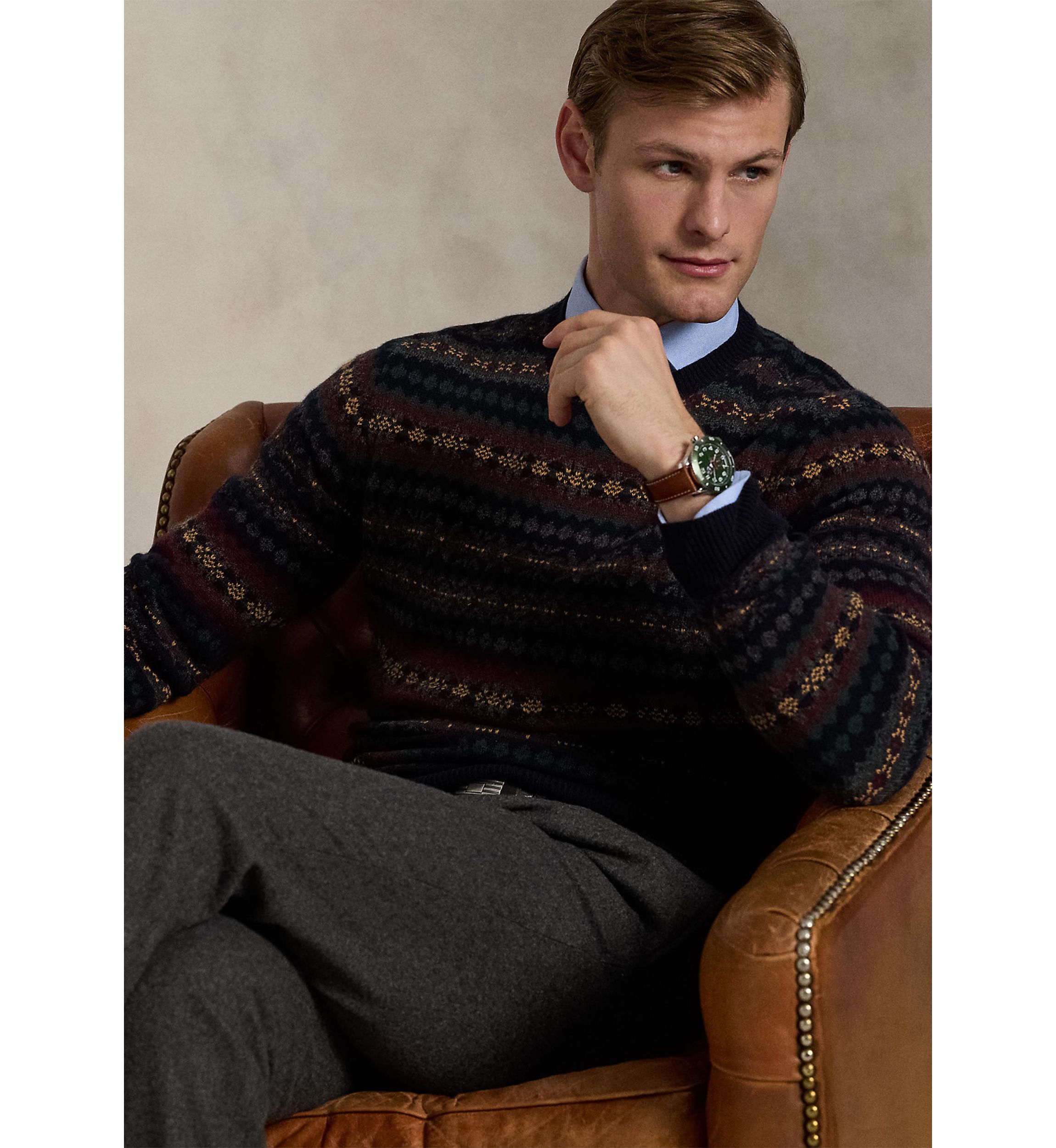 Fair Isle Wool Sweater